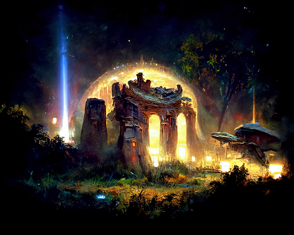 Illuminated Ruins