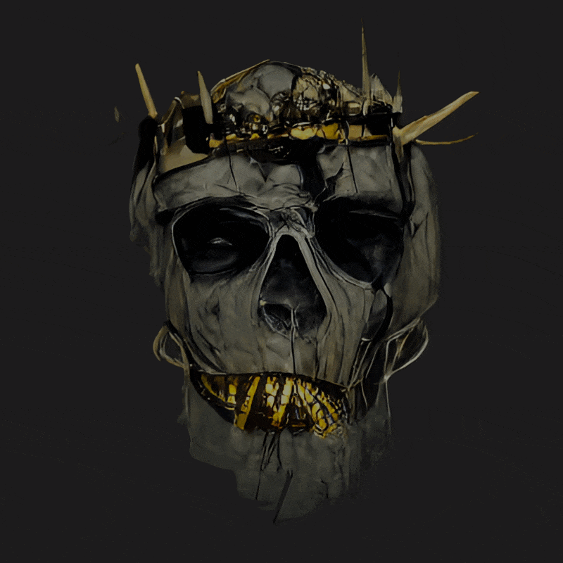 Animation King skull#8
