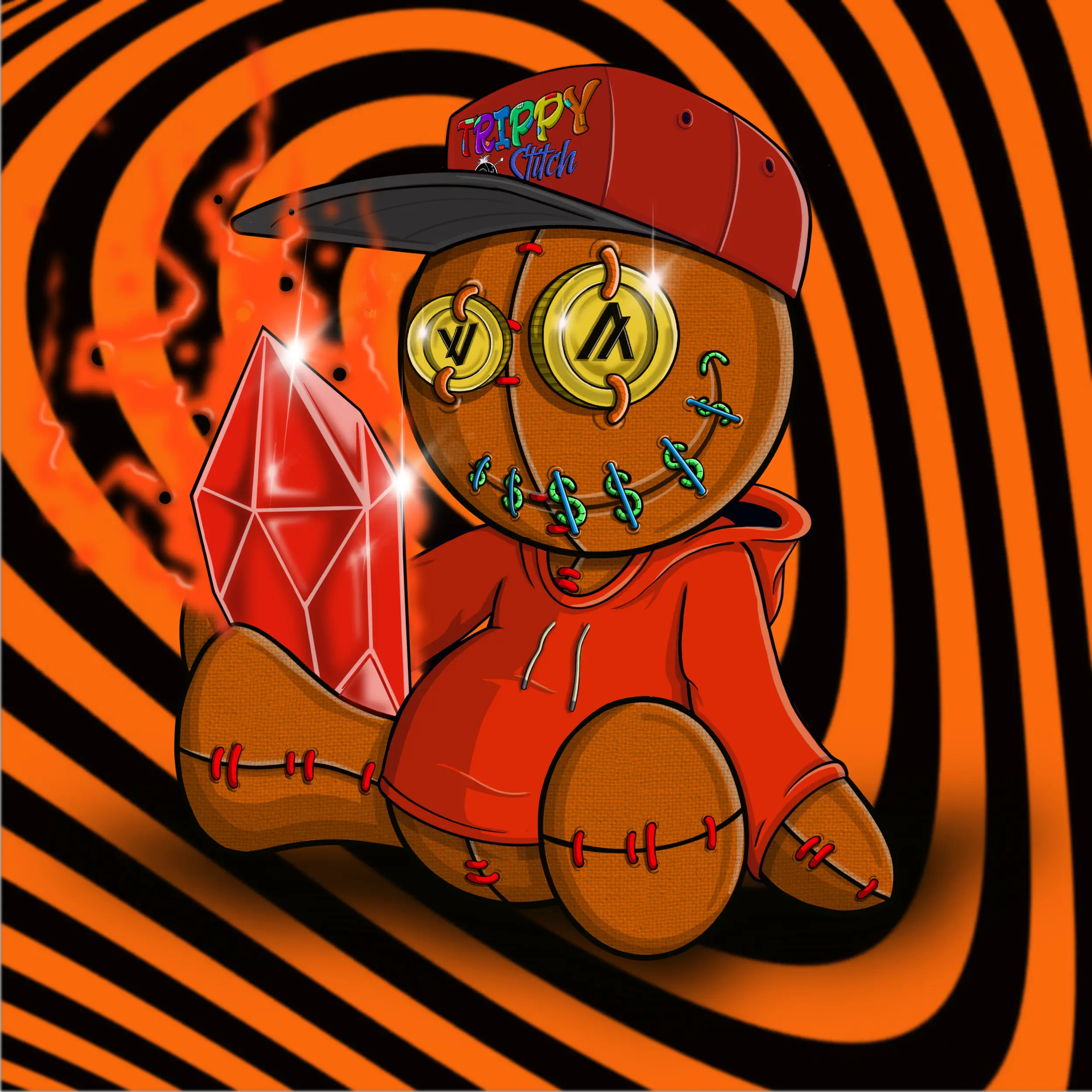 Trippy Stitch #652 NFT on Algorand