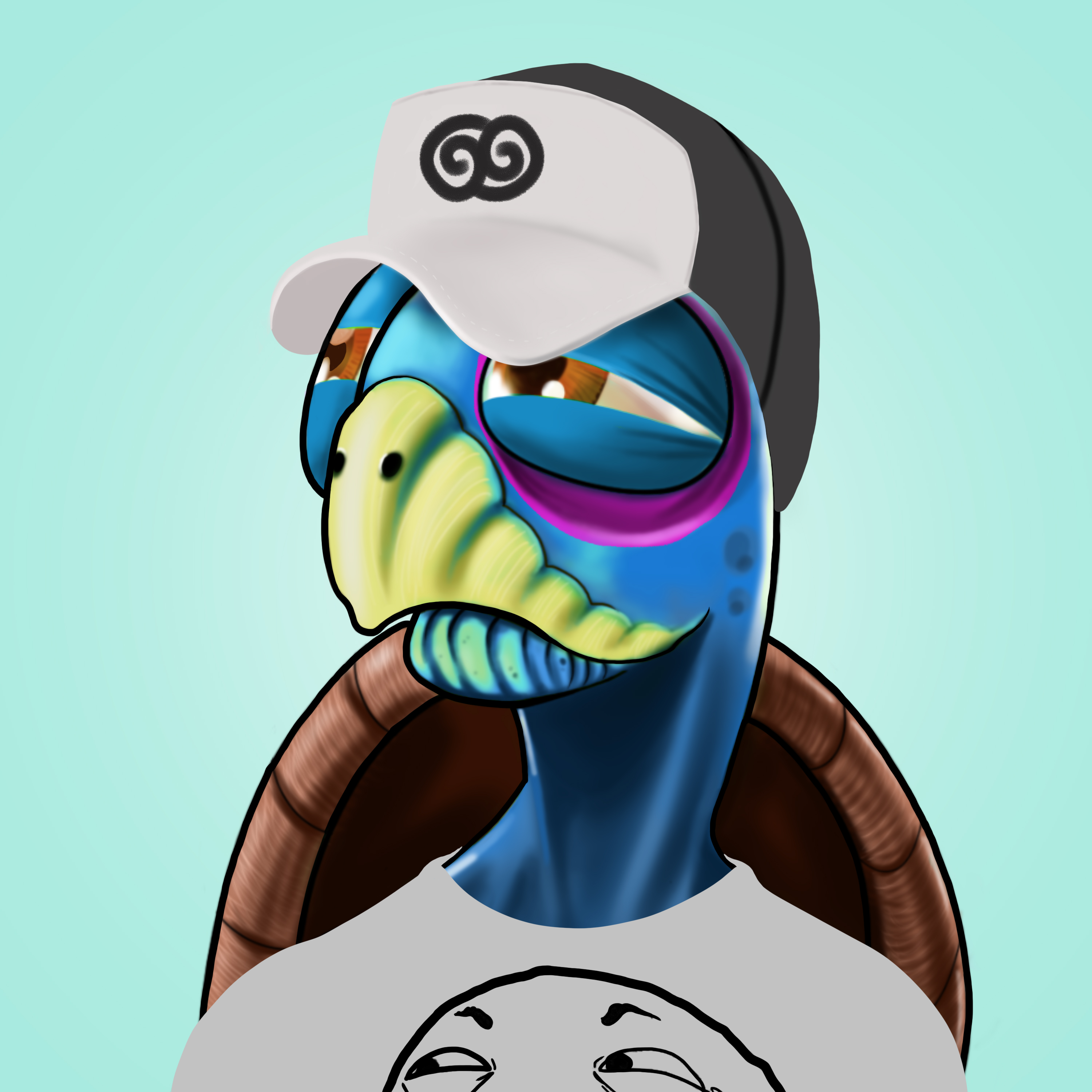 ALGOTURTLES CHILL BILL - 69 NFT on Algorand