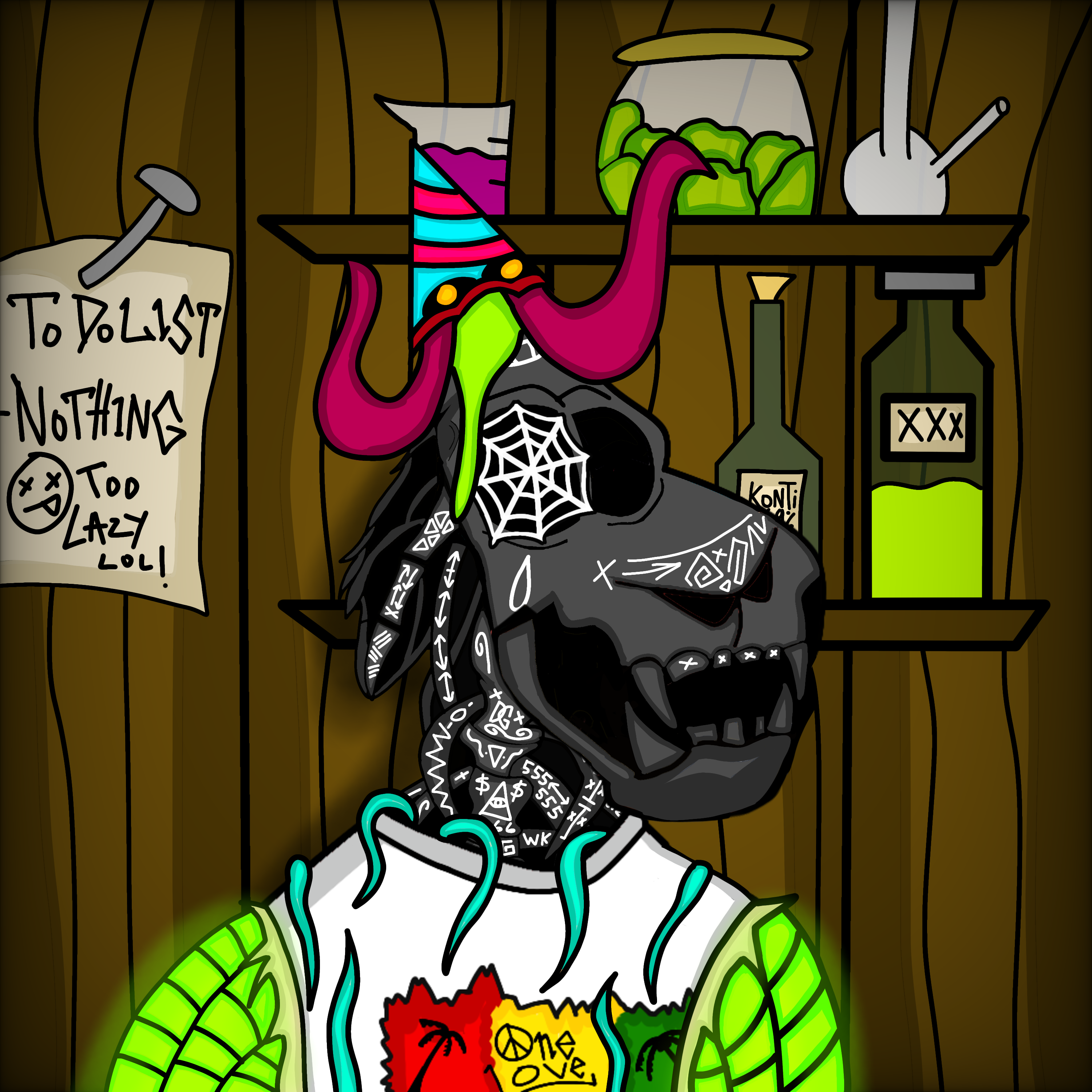 Degen Goat #46 (Mutant) NFT on Algorand