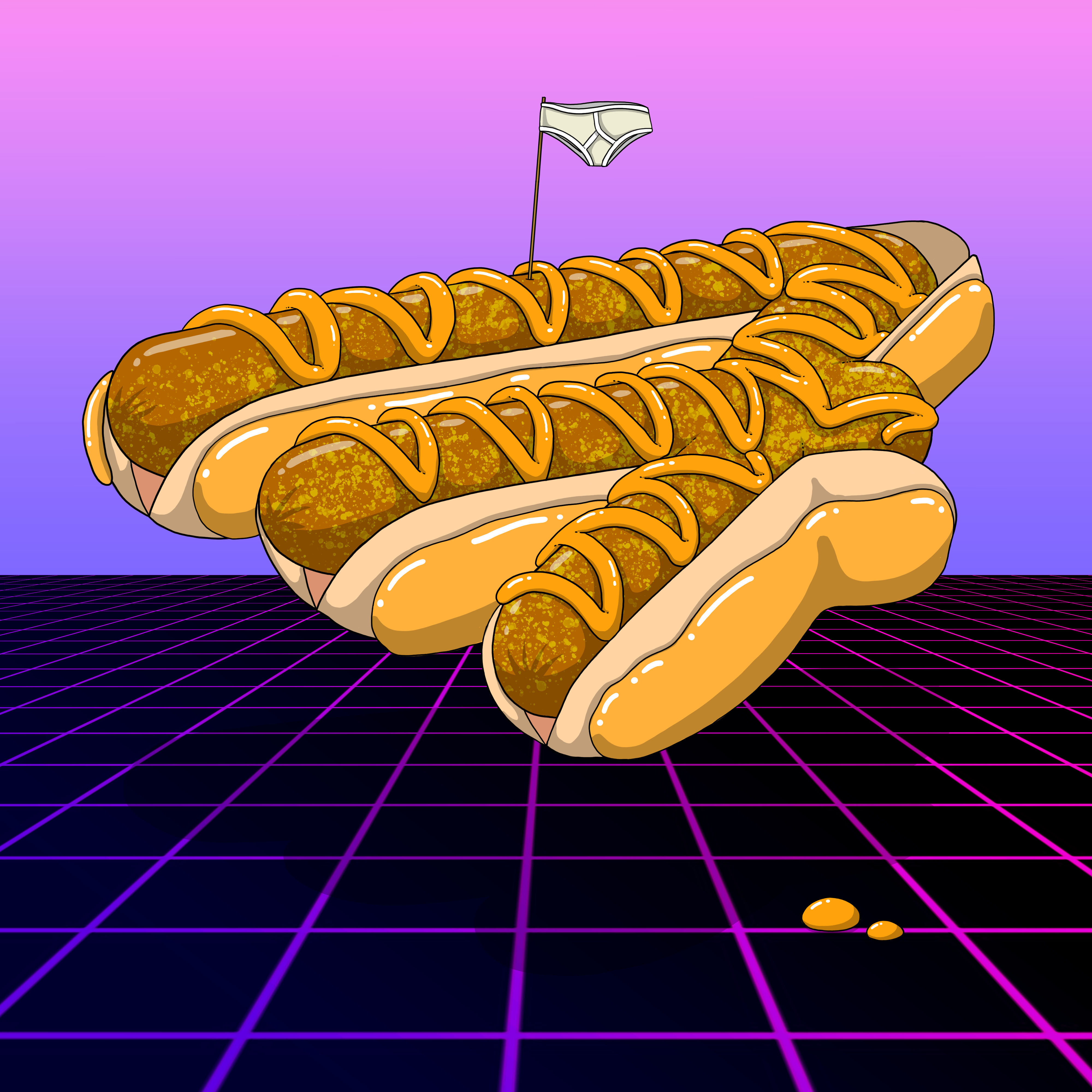 Hawt Dawgs #64 NFT on Algorand