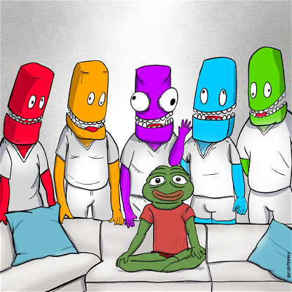 Pepe & a gang of Doofs