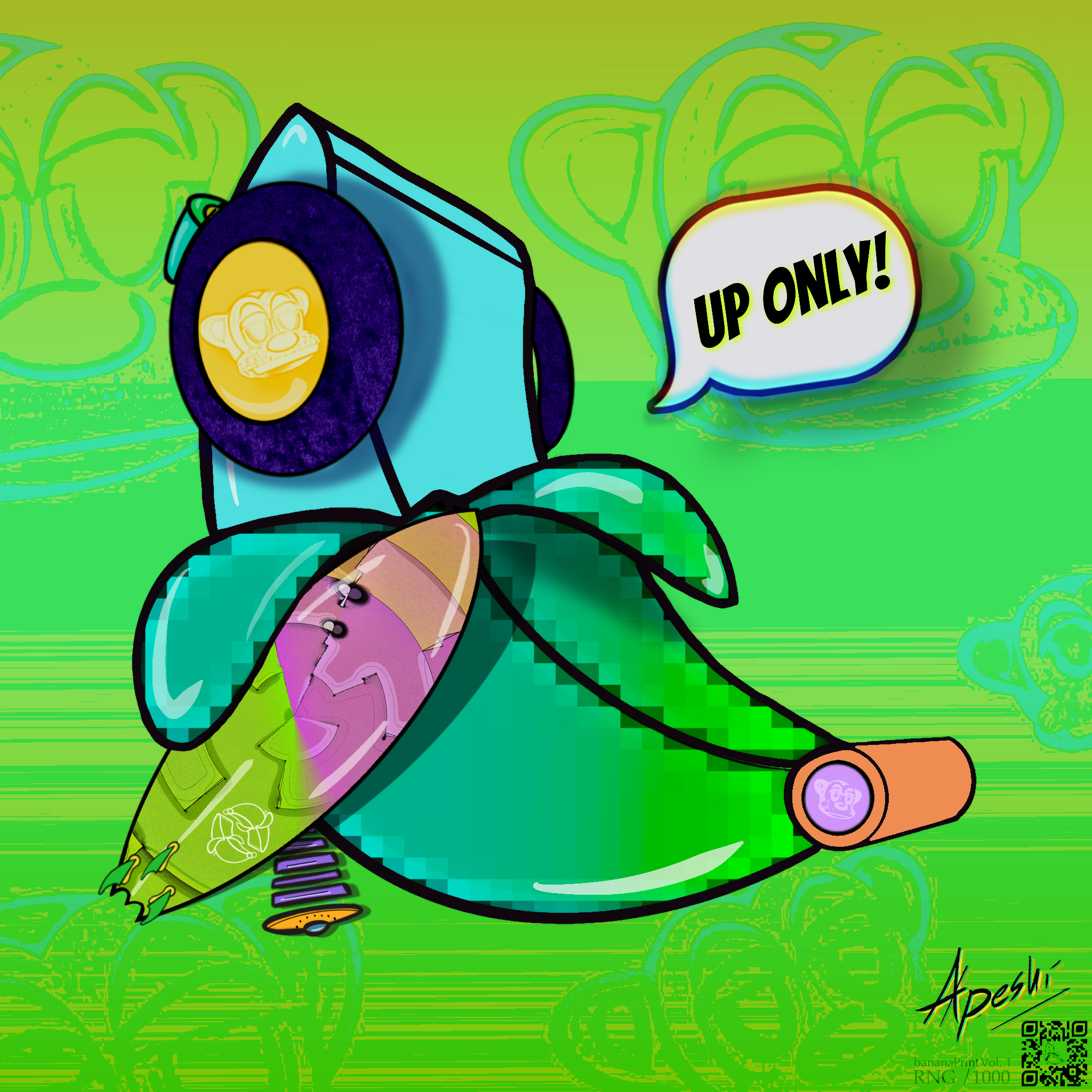 bananaPrint_Collection #888 NFT on Algorand