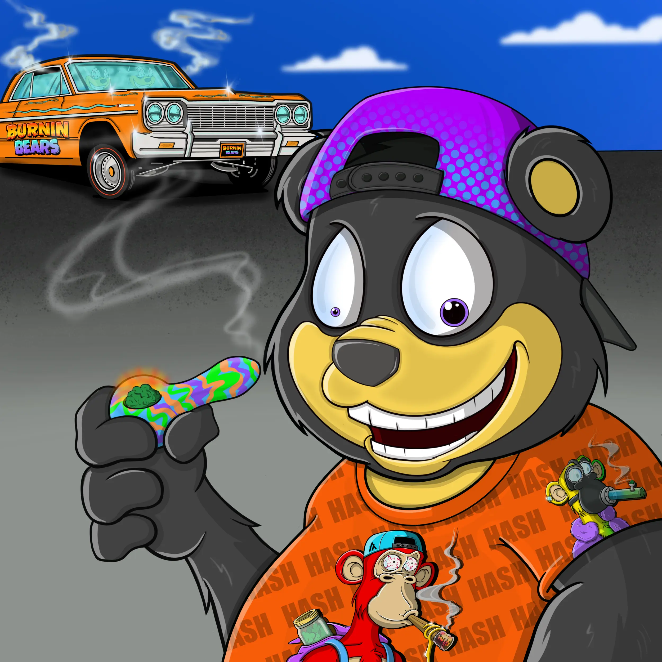 Burnin Bears #391 NFT on Algorand