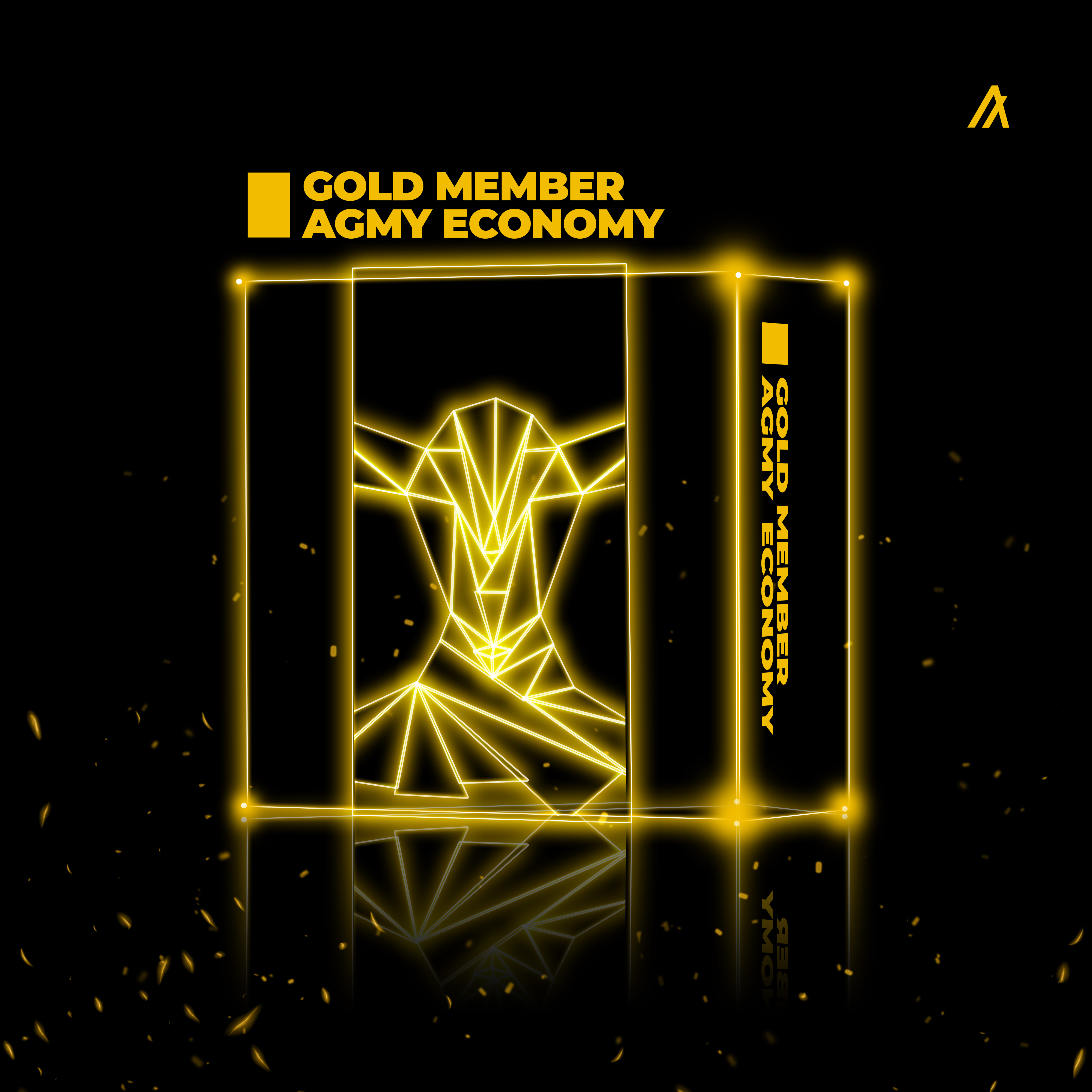 AGMY Membership Box Gold Glow NFT on Algorand