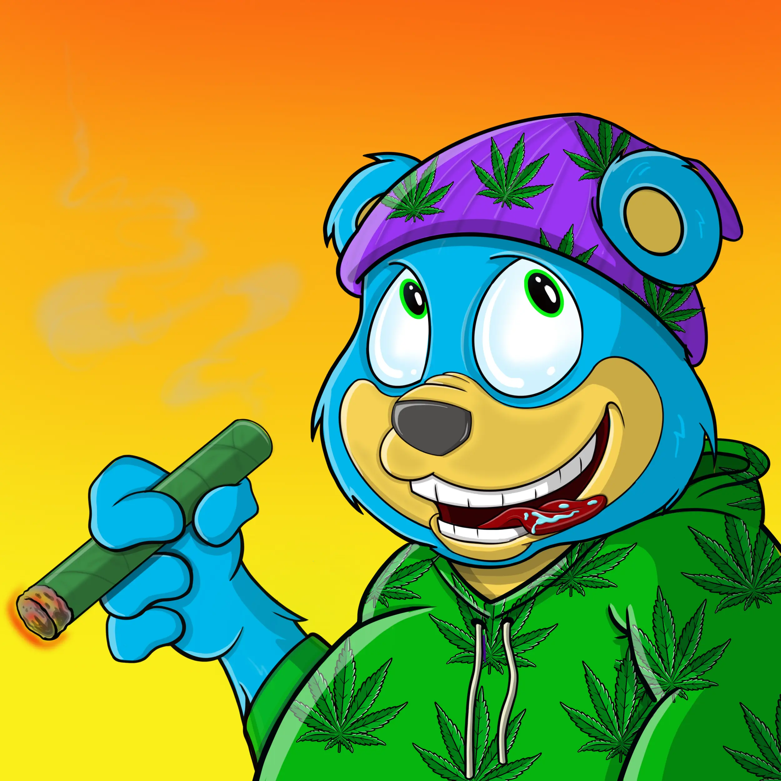 Burnin Bears #1374 NFT on Algorand
