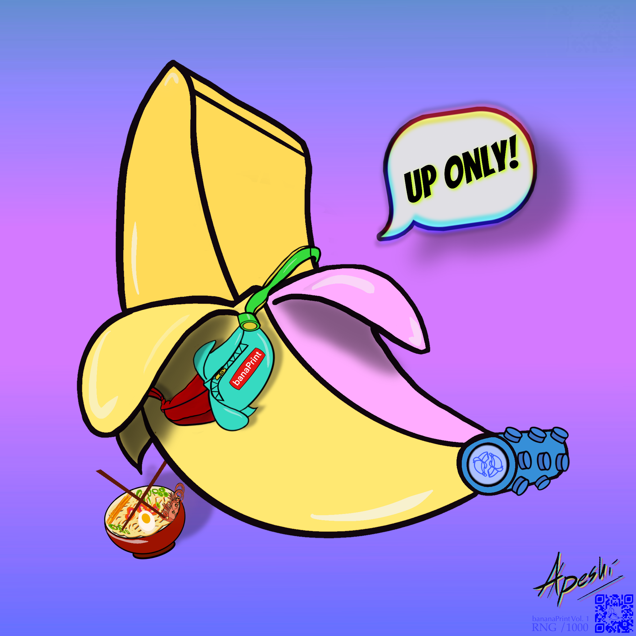 bananaPrint_Collection #868 NFT on Algorand