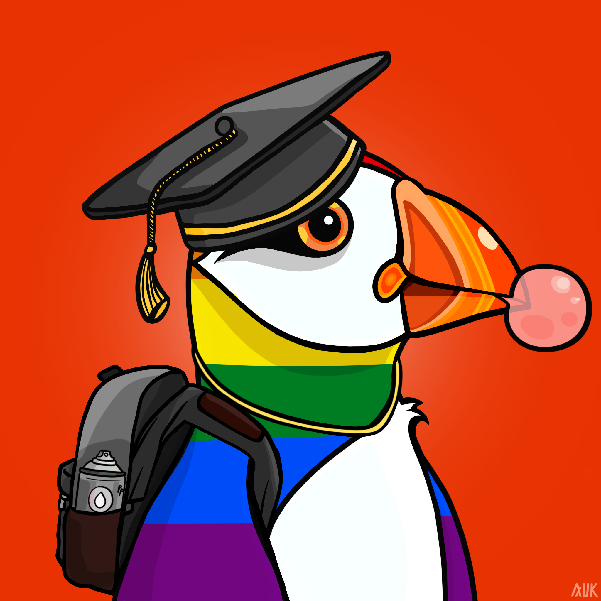 Poppin Puffins #8781 NFT on Algorand