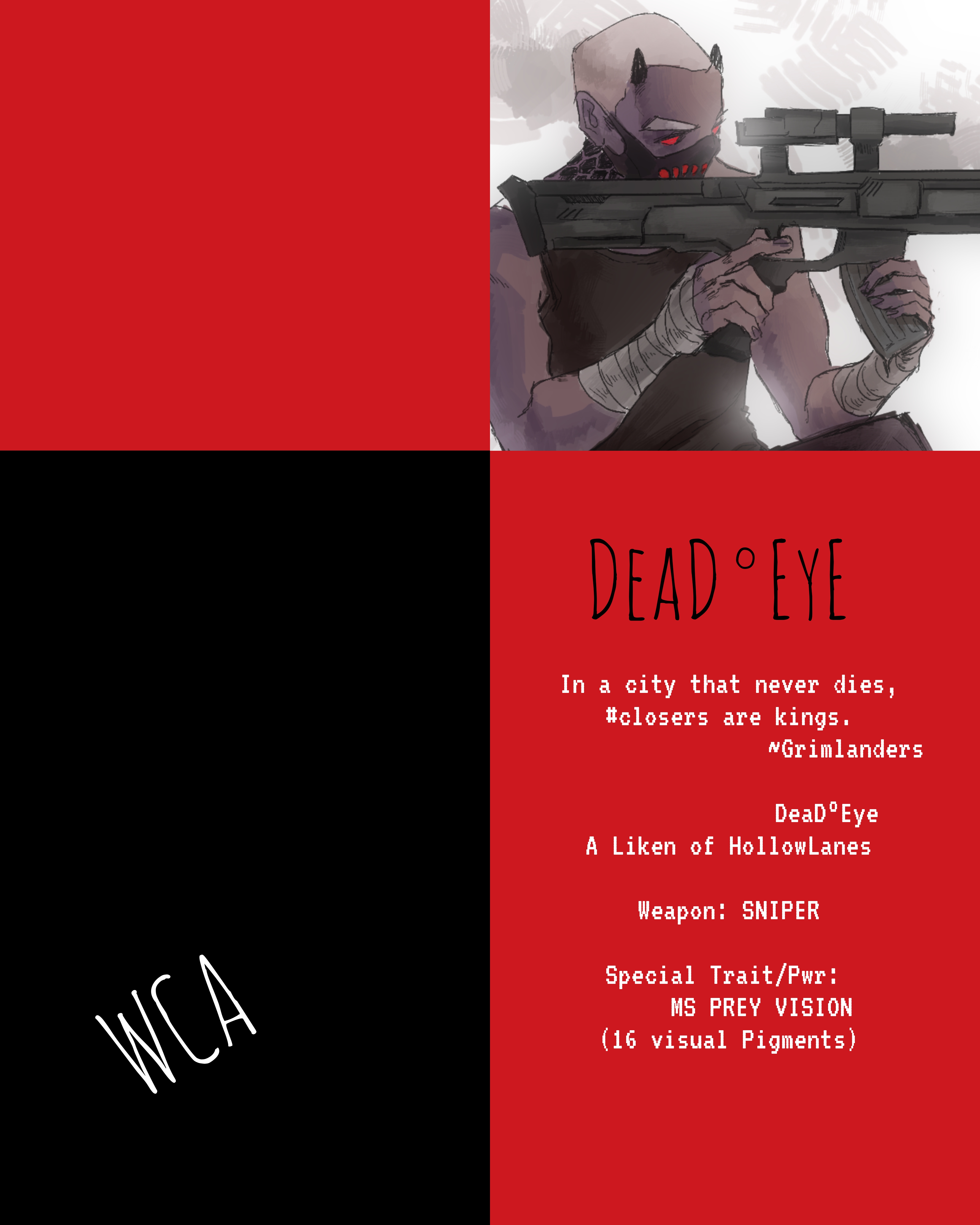 DeaD°EyE NFT Poster Card NFT on Algorand