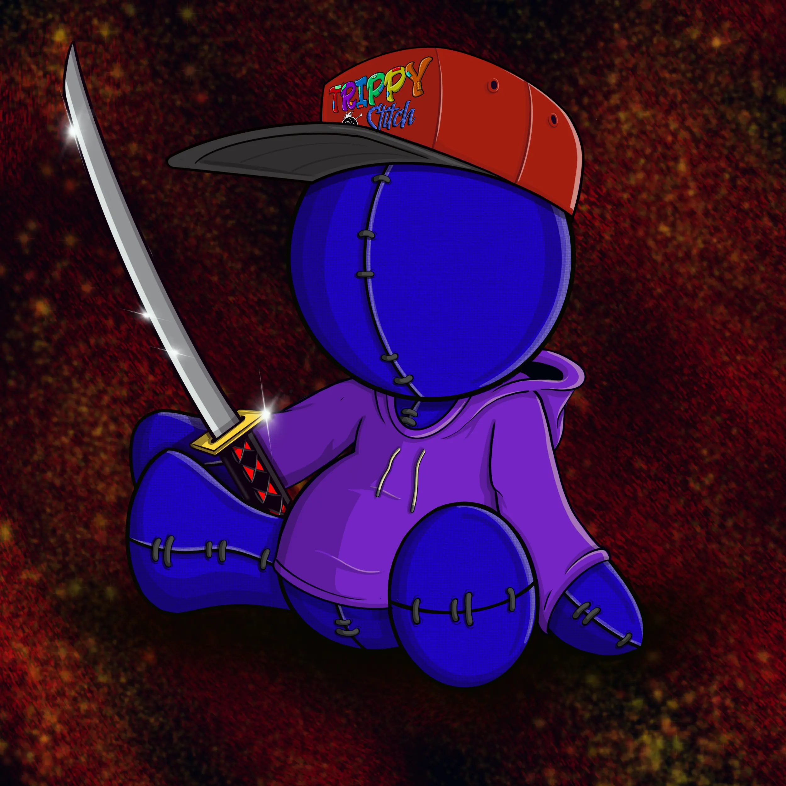 Trippy Stitch #90 NFT on Algorand