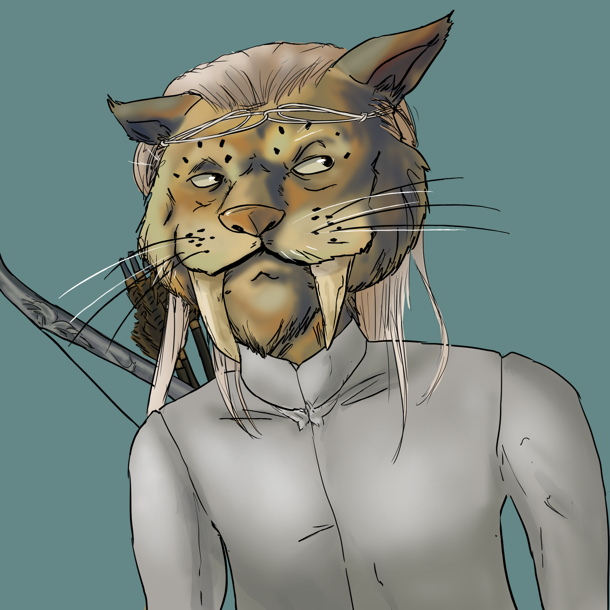 Sabre-Toothed Tiger #0078 NFT on Algorand