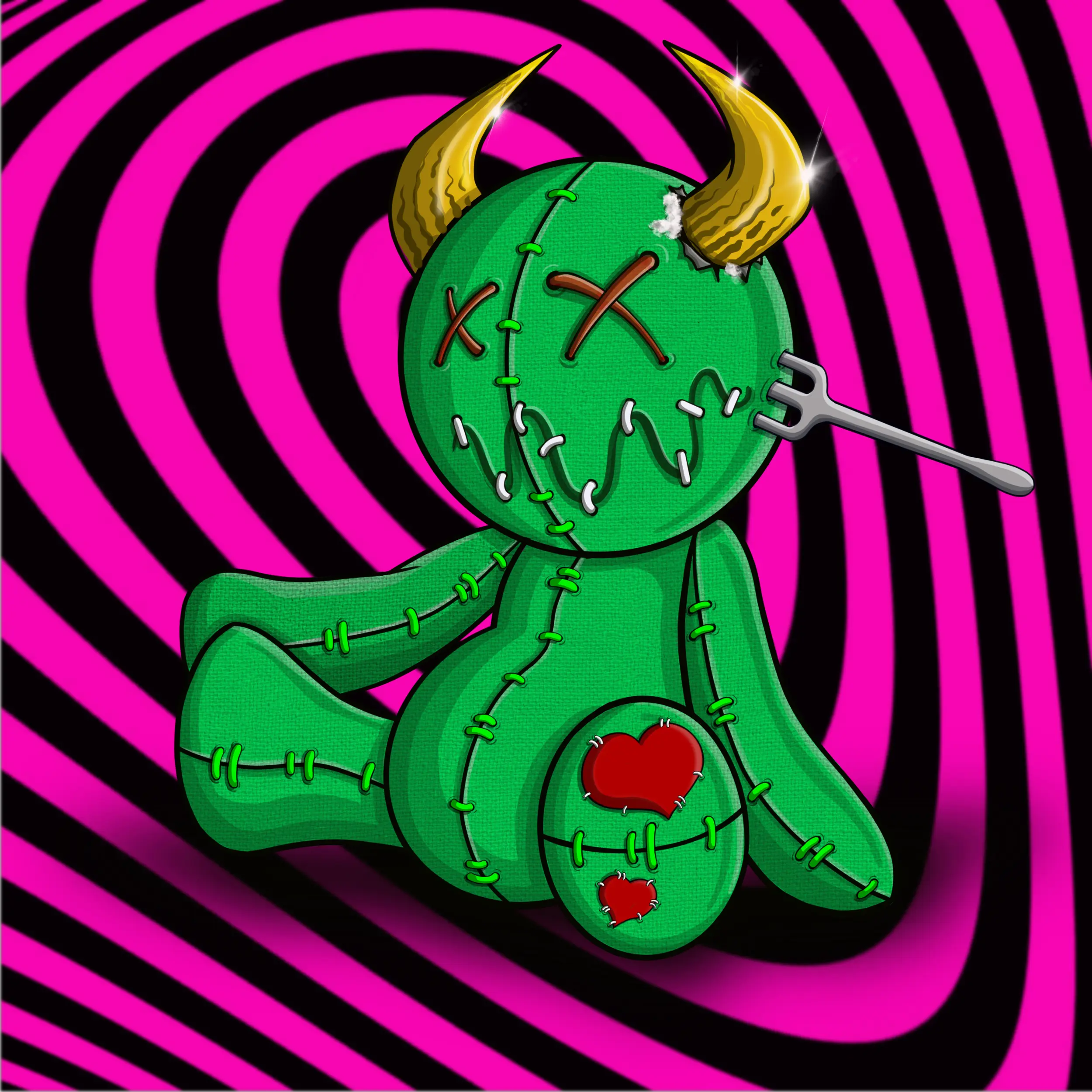 Trippy Stitch #1078 NFT on Algorand