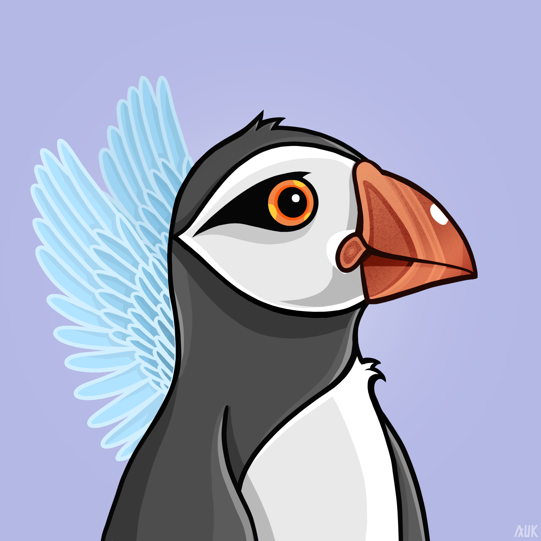 Poppin Puffins #3396 NFT on Algorand