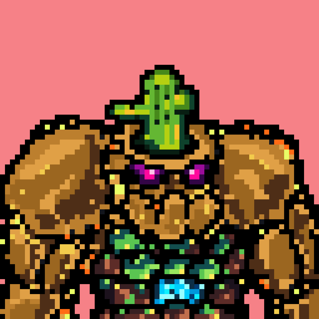 Pixelgolem #106 NFT on Algorand