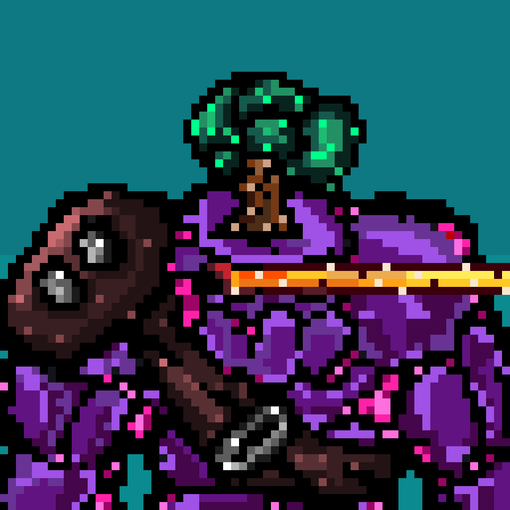 Pixelgolem #124 NFT on Algorand