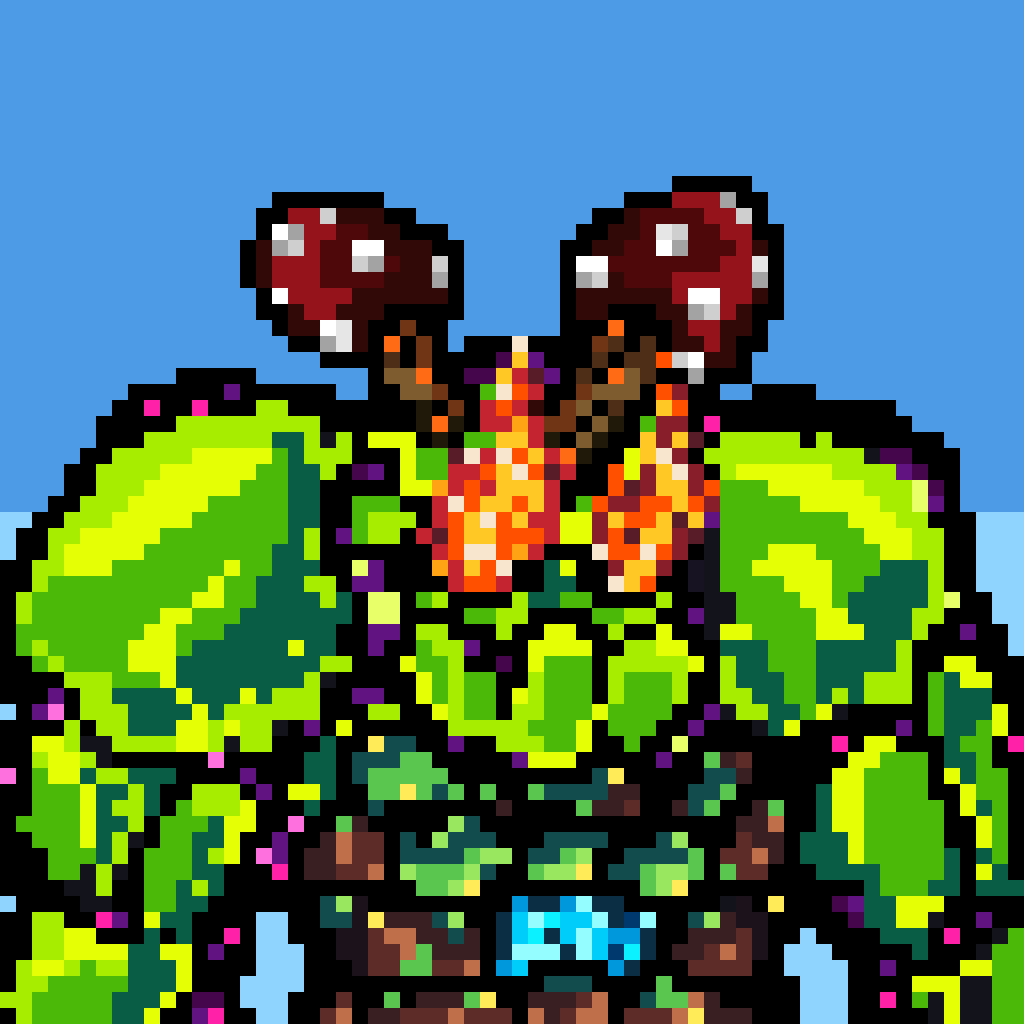 Pixelgolem #154 NFT on Algorand