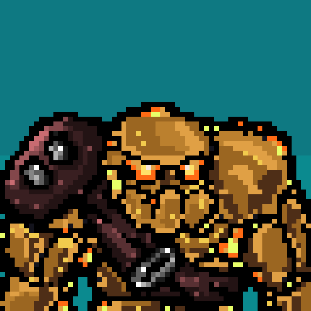 Pixelgolem #163 NFT on Algorand