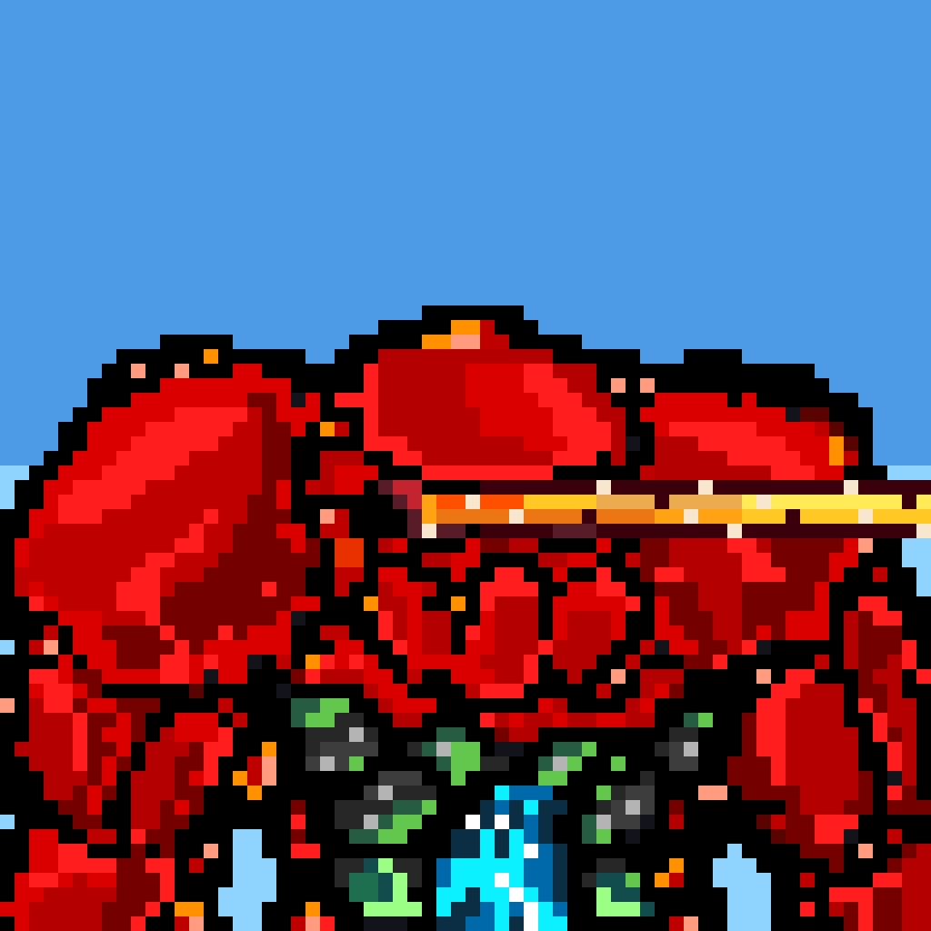 Pixelgolem #195 NFT on Algorand