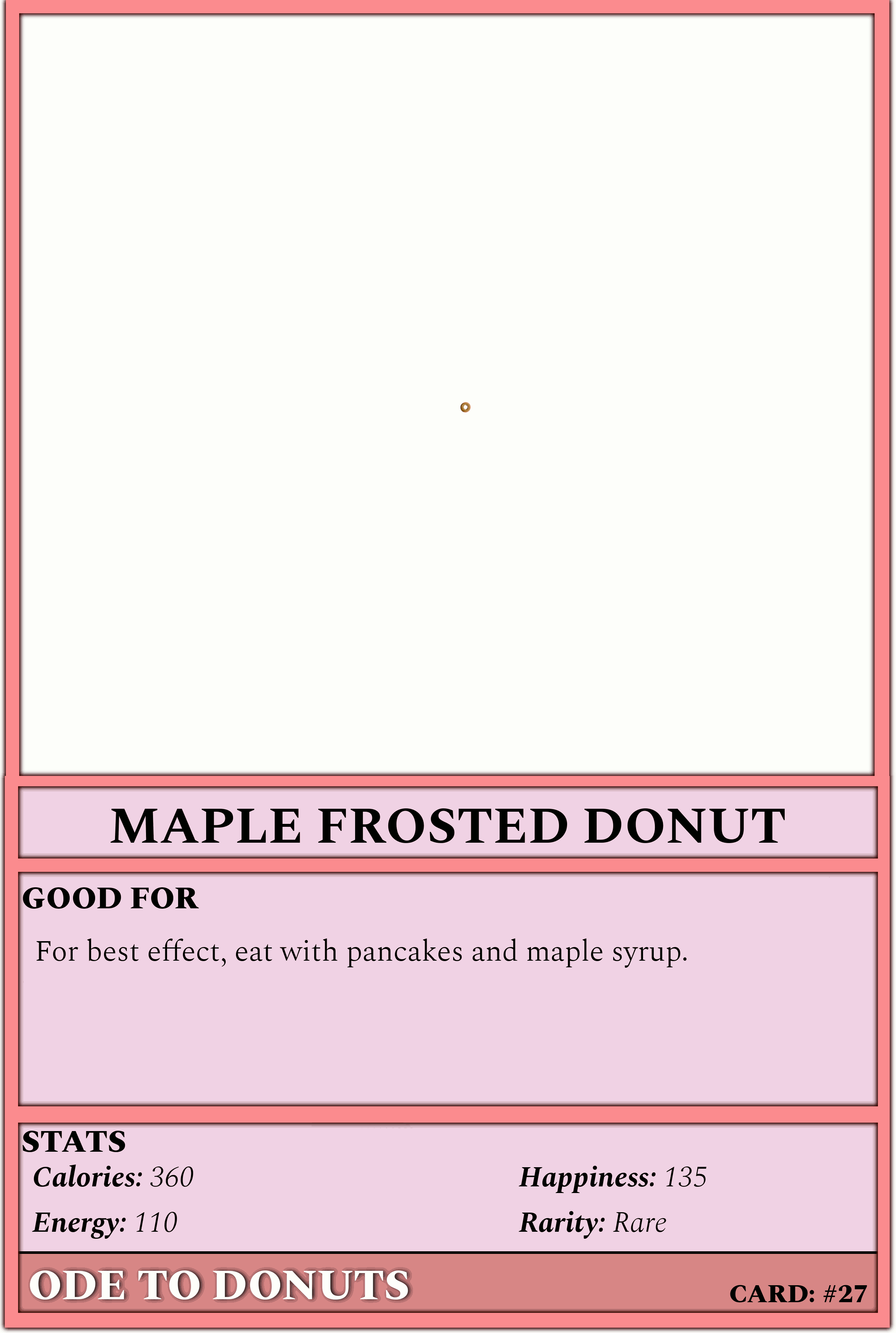 #27 - Maple Frosted Donut (ANI)