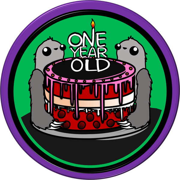 An image of Basic Buddies 1st BDay Badge 003