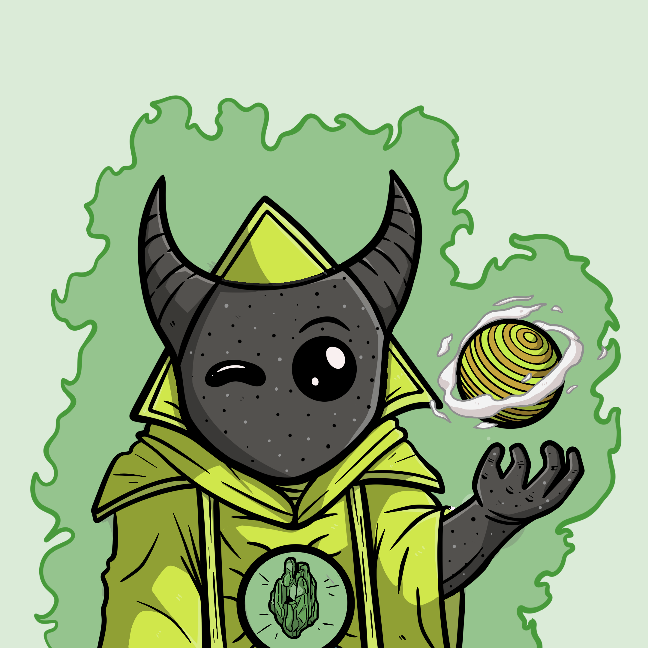 Vivip Wizard #0015 NFT on Algorand