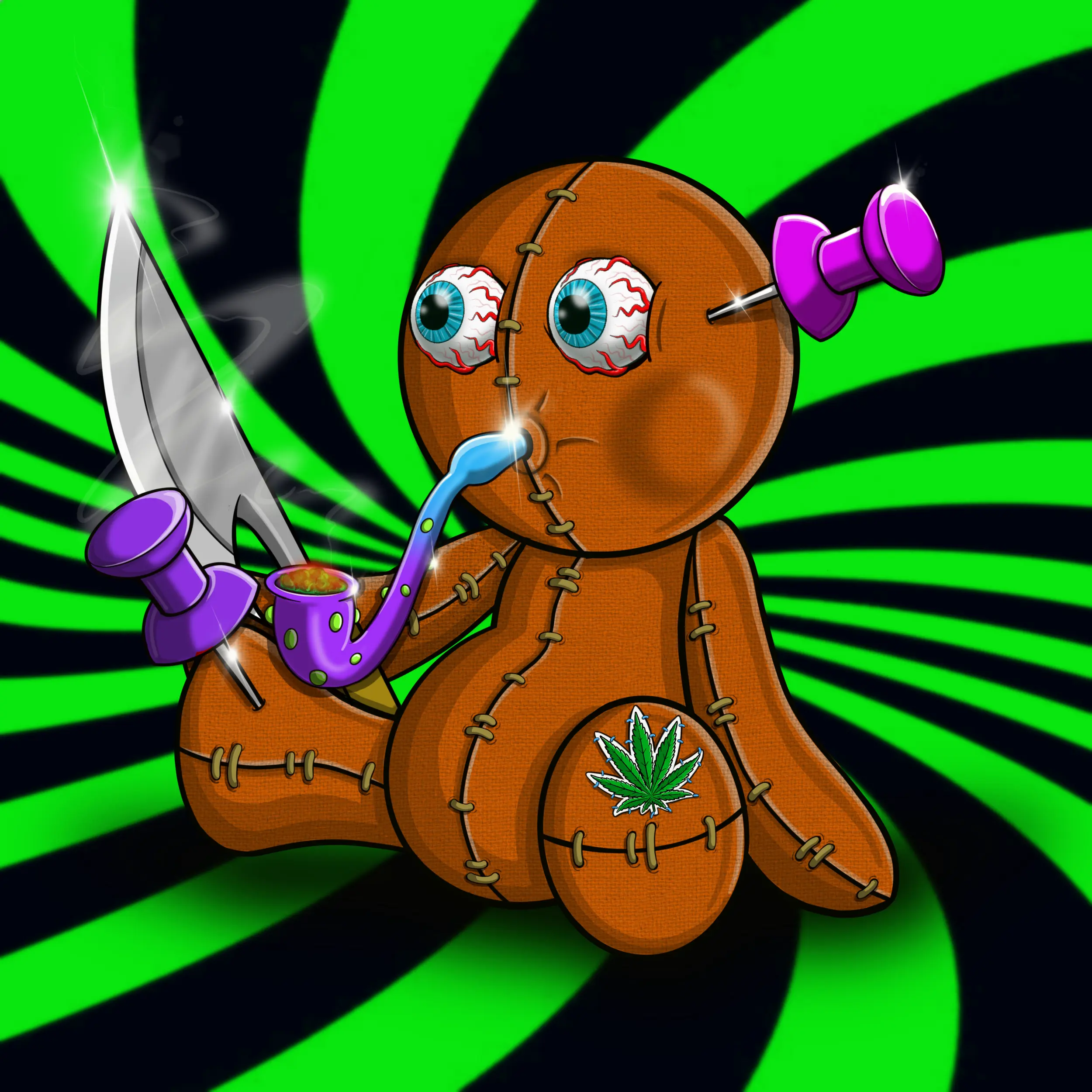 Trippy Stitch #758 NFT on Algorand