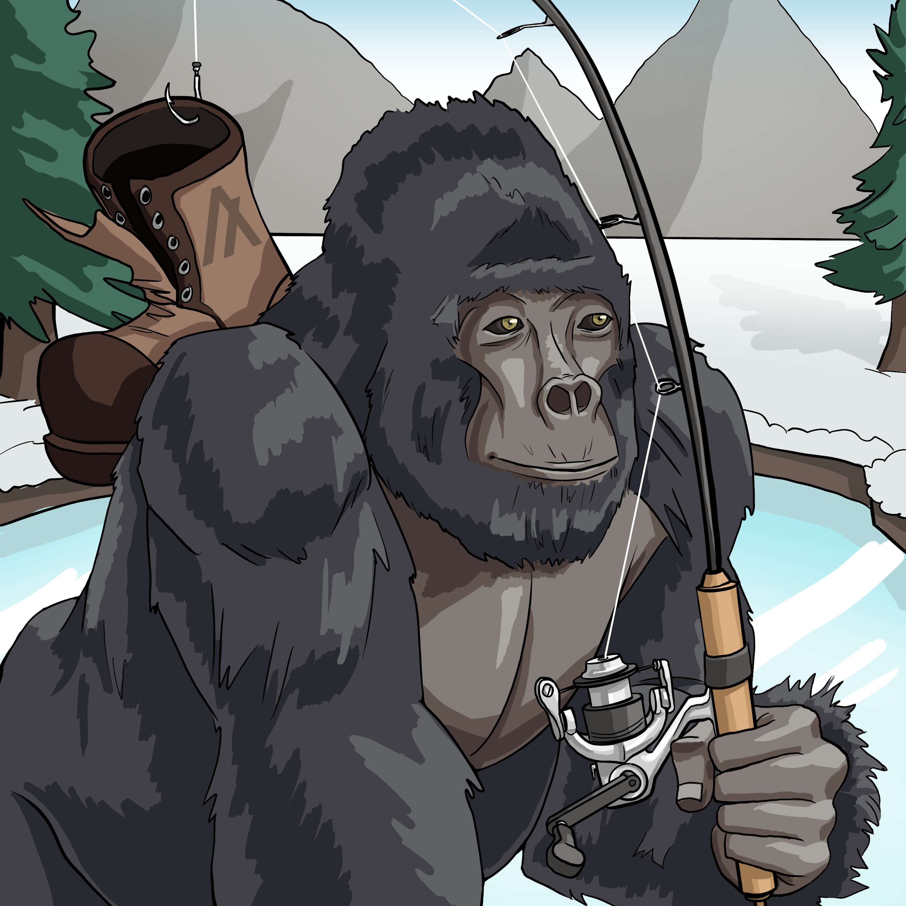 Al-askaGo-rilla#6 NFT on Algorand