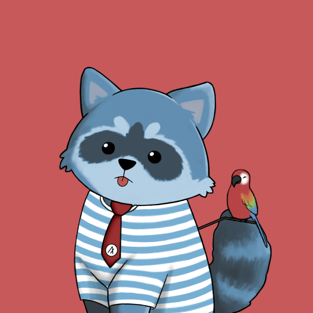 Raccoon #28 NFT on Algorand