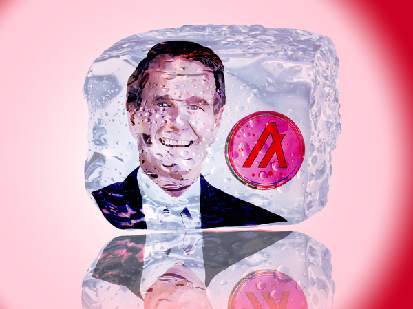 An image of Ice Cubed George H W Bush