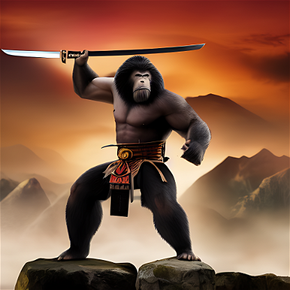 Samurai Ape #107