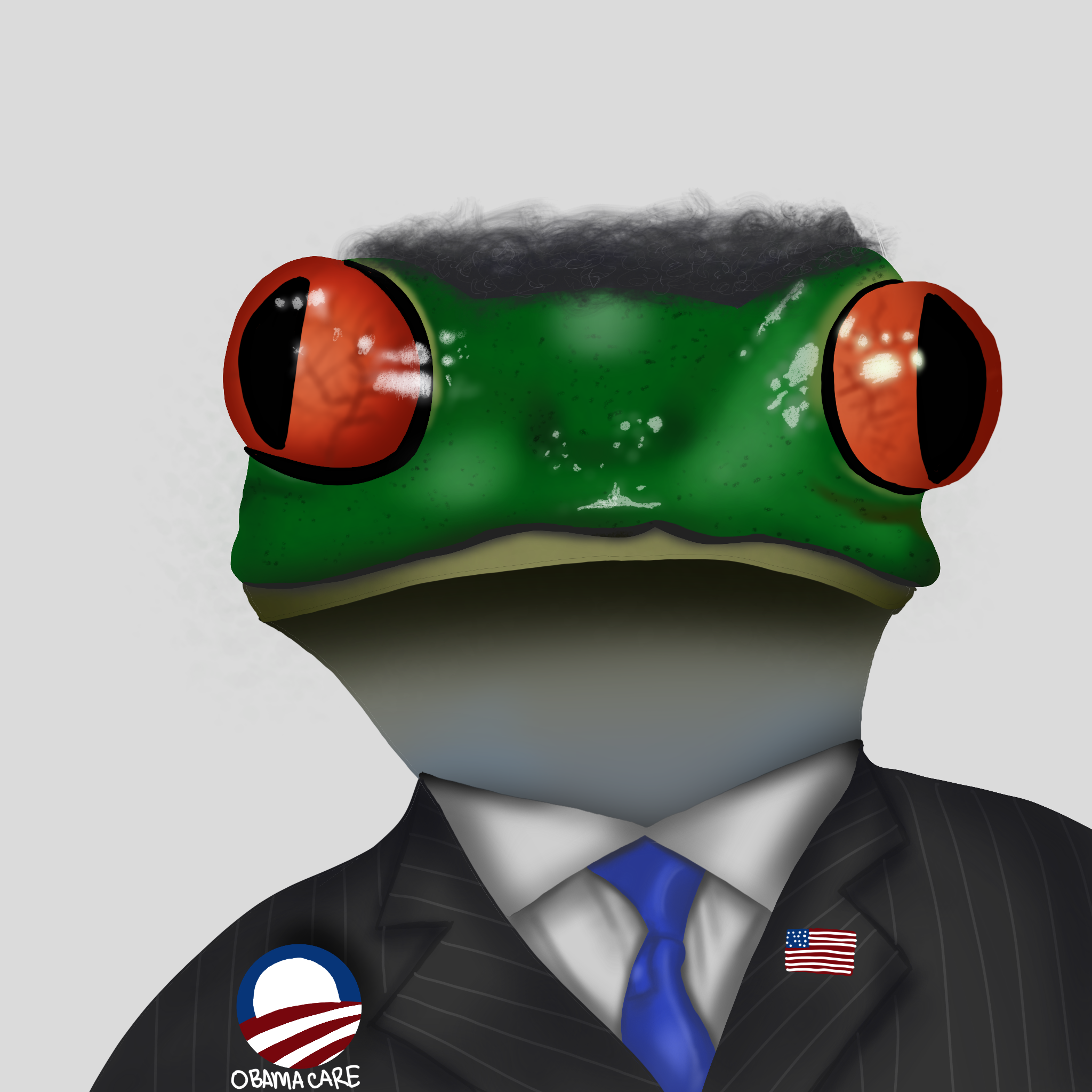 FroggyPersonality Barack Obama NFT on Algorand