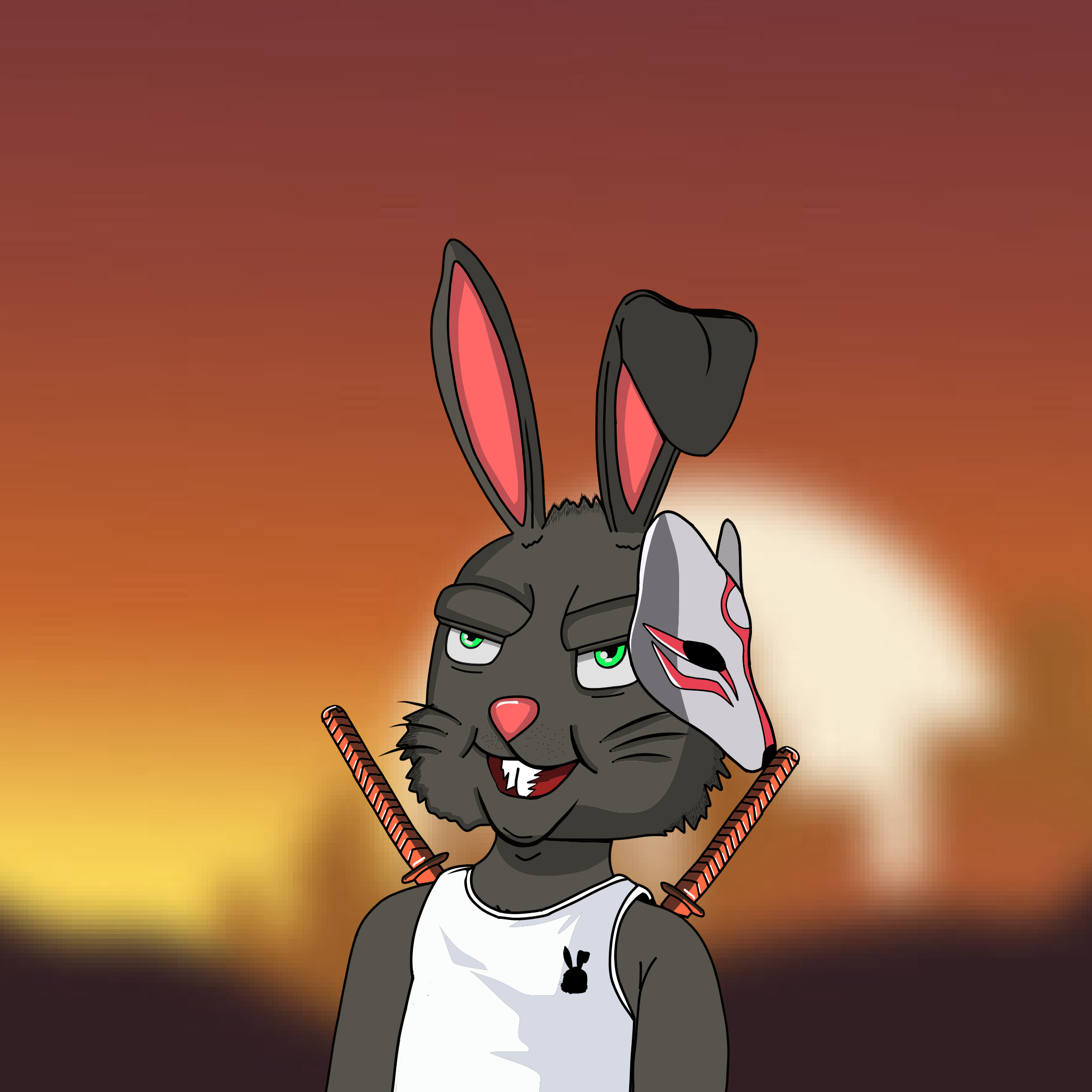 Mean Rabbit V1 #313 NFT on Algorand