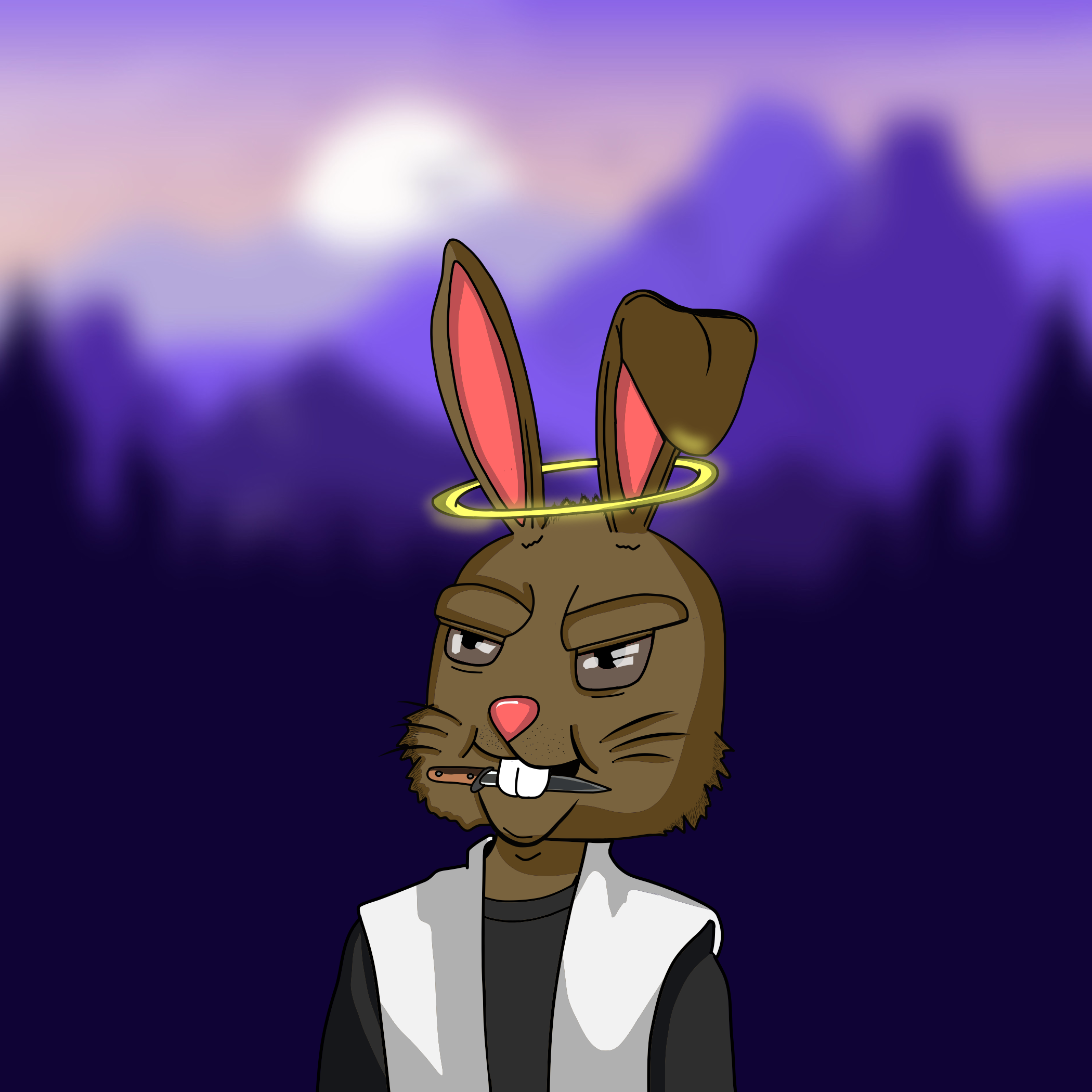 Mean Rabbit V1 #164 NFT on Algorand