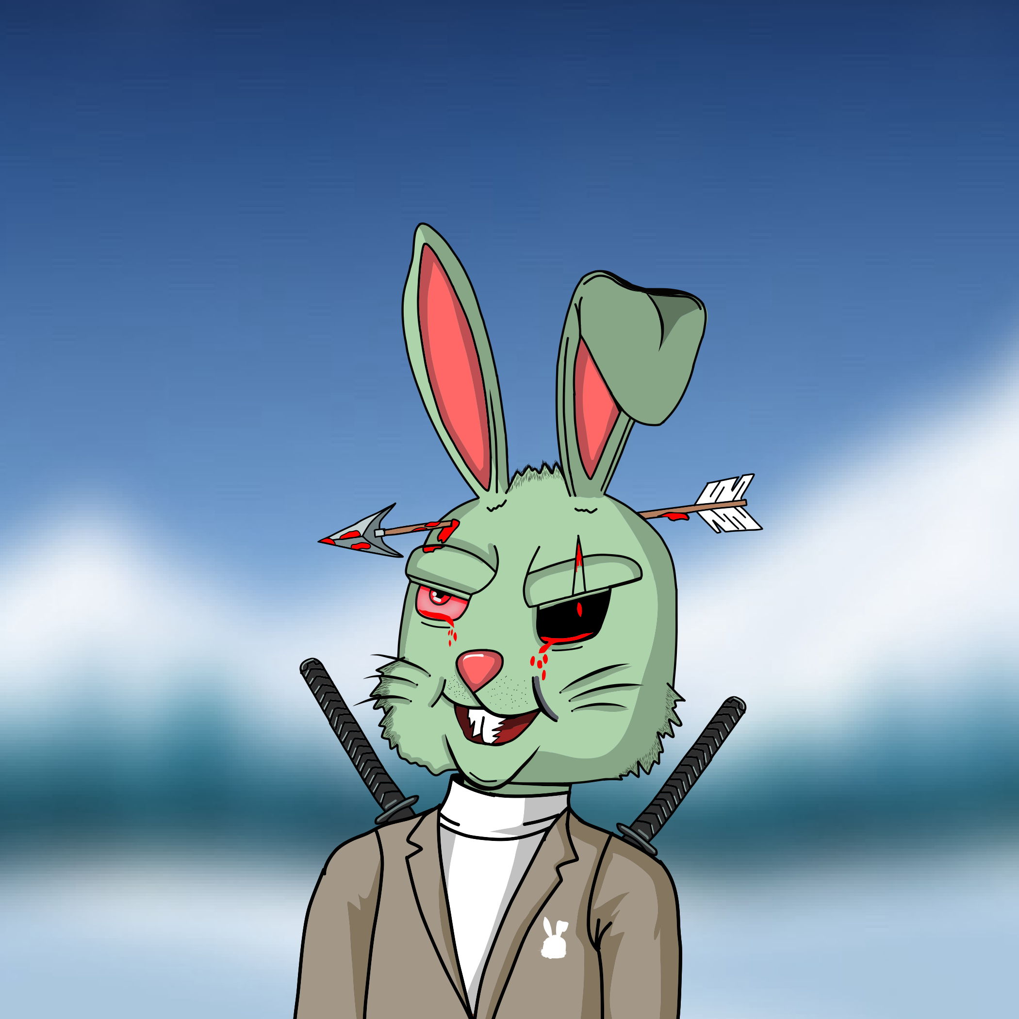 Mean Rabbit V1 #165 NFT on Algorand