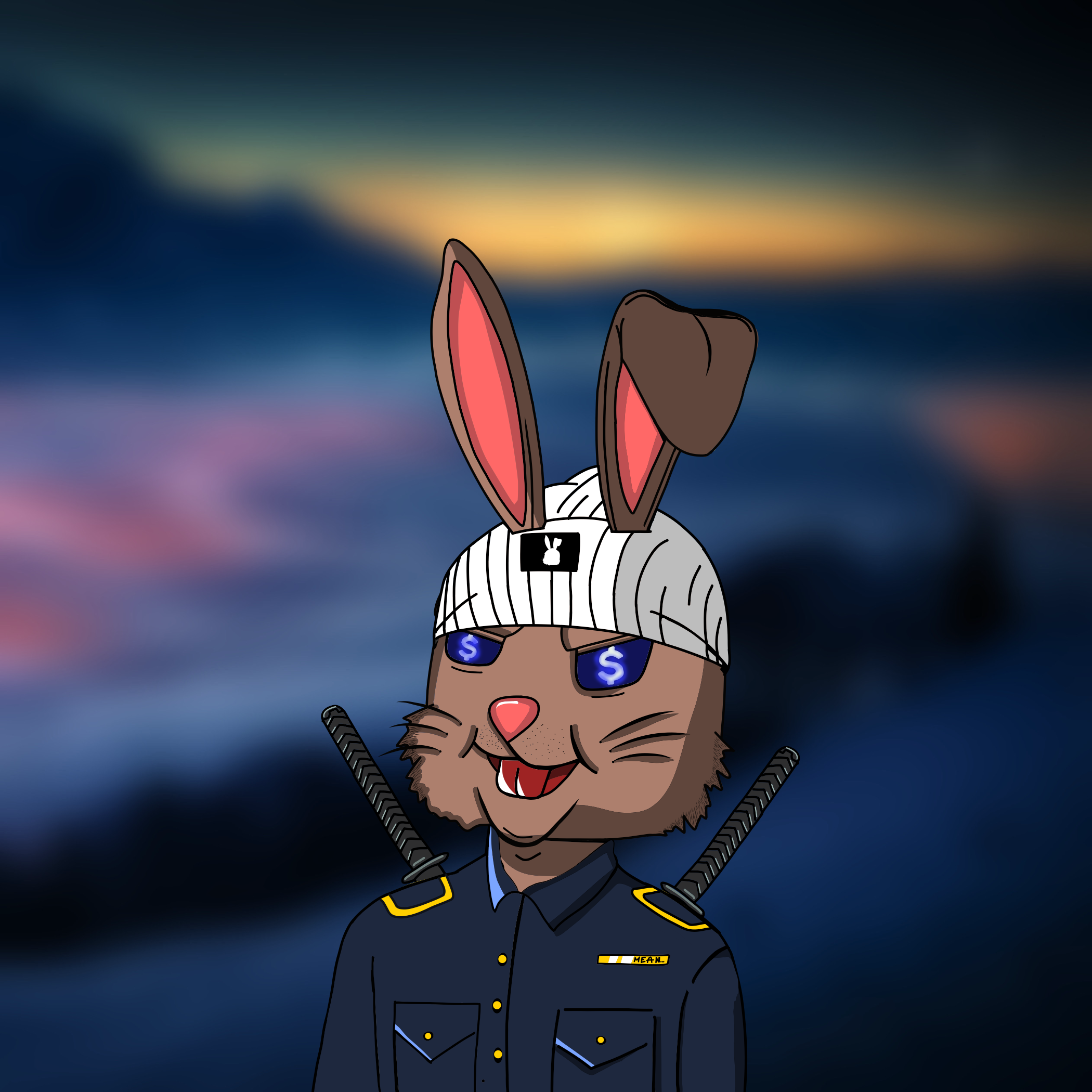 Mean Rabbit V1 #340 NFT on Algorand