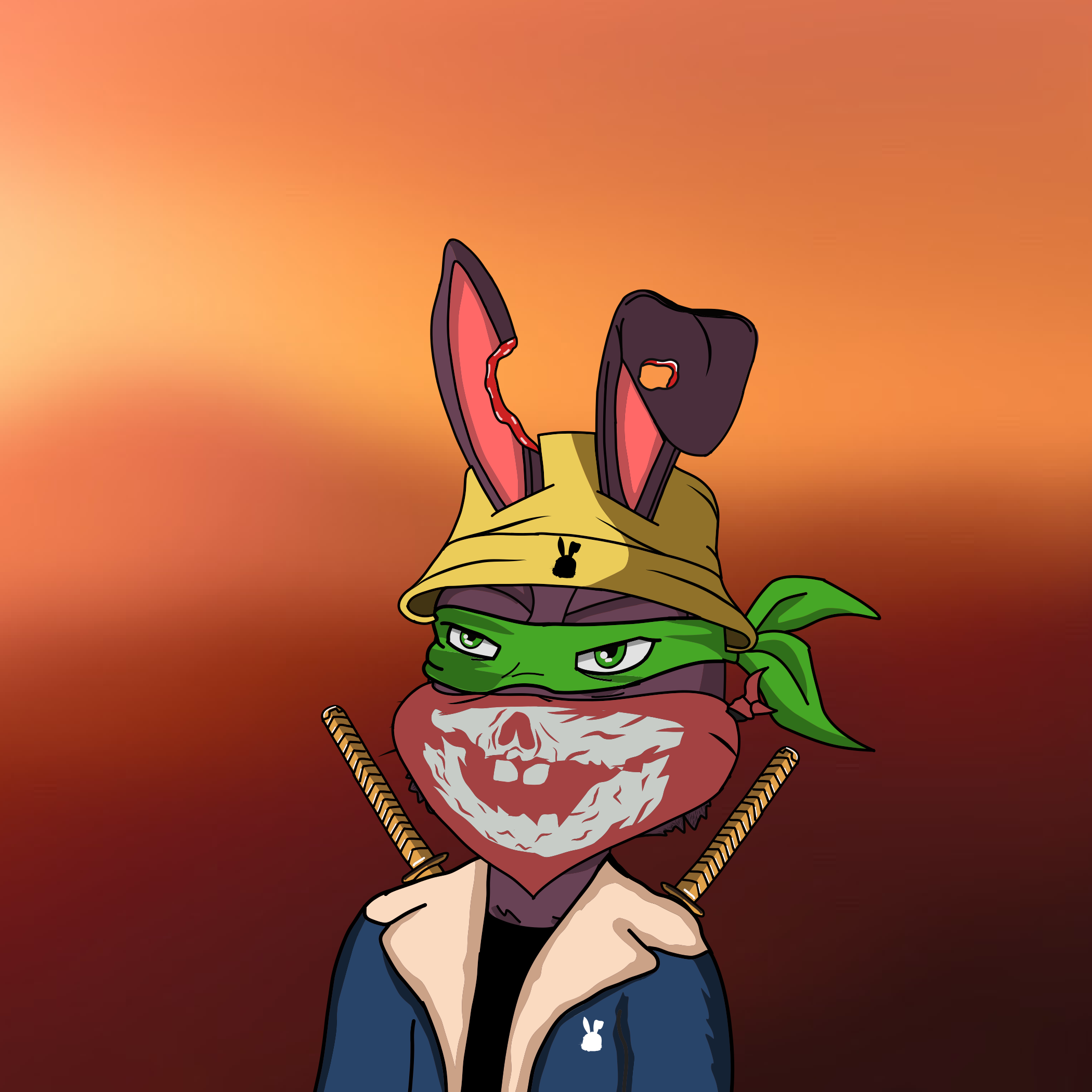 Mean Rabbit V1 #351 NFT on Algorand