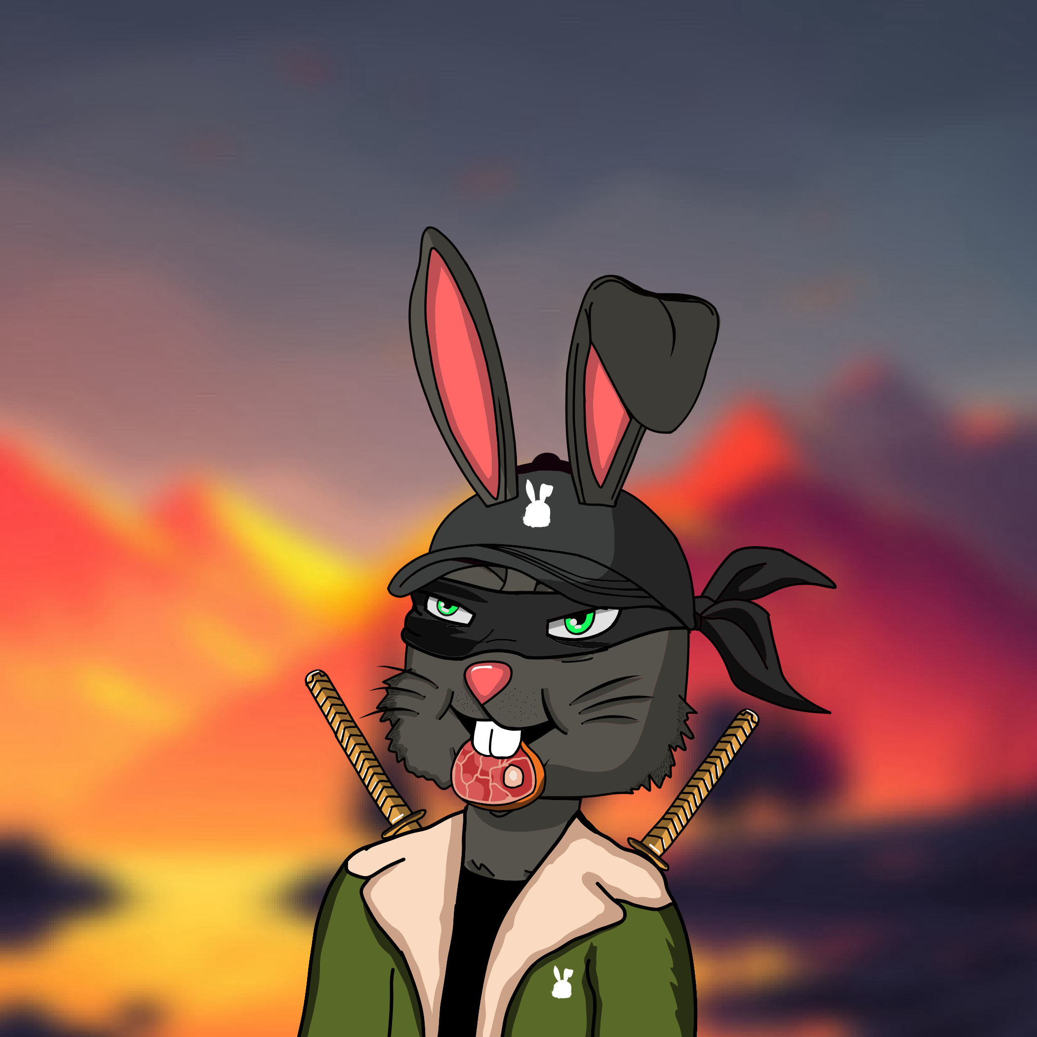 Mean Rabbit V1 #383 NFT on Algorand