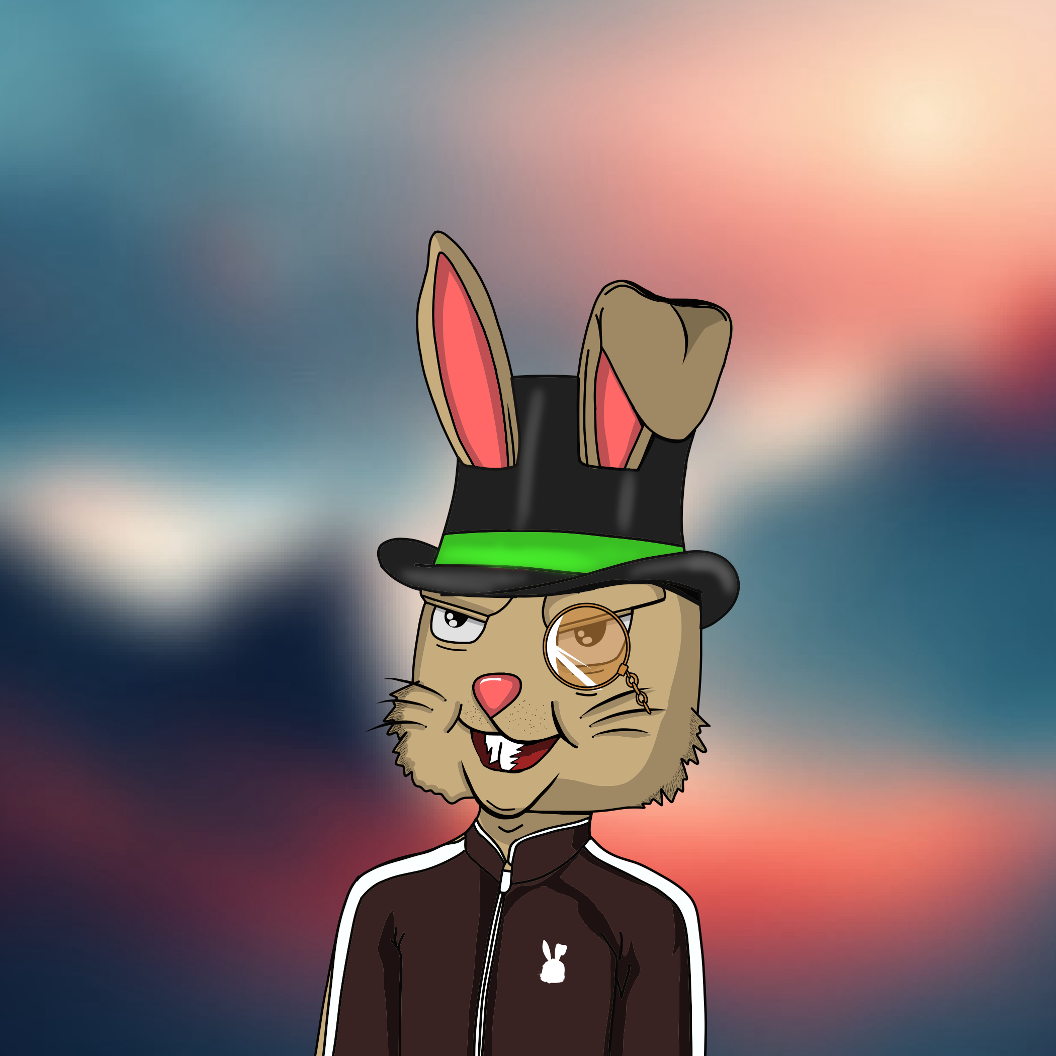 Mean Rabbit V1 #411 NFT on Algorand