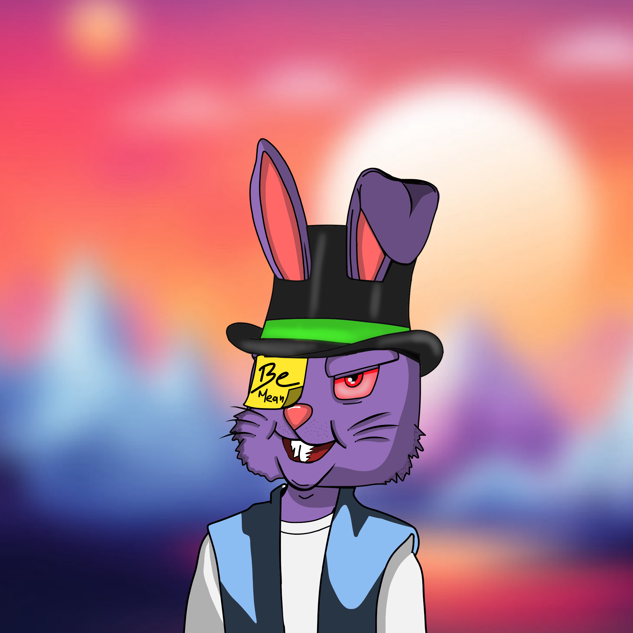 Mean Rabbit V1 #414 NFT on Algorand