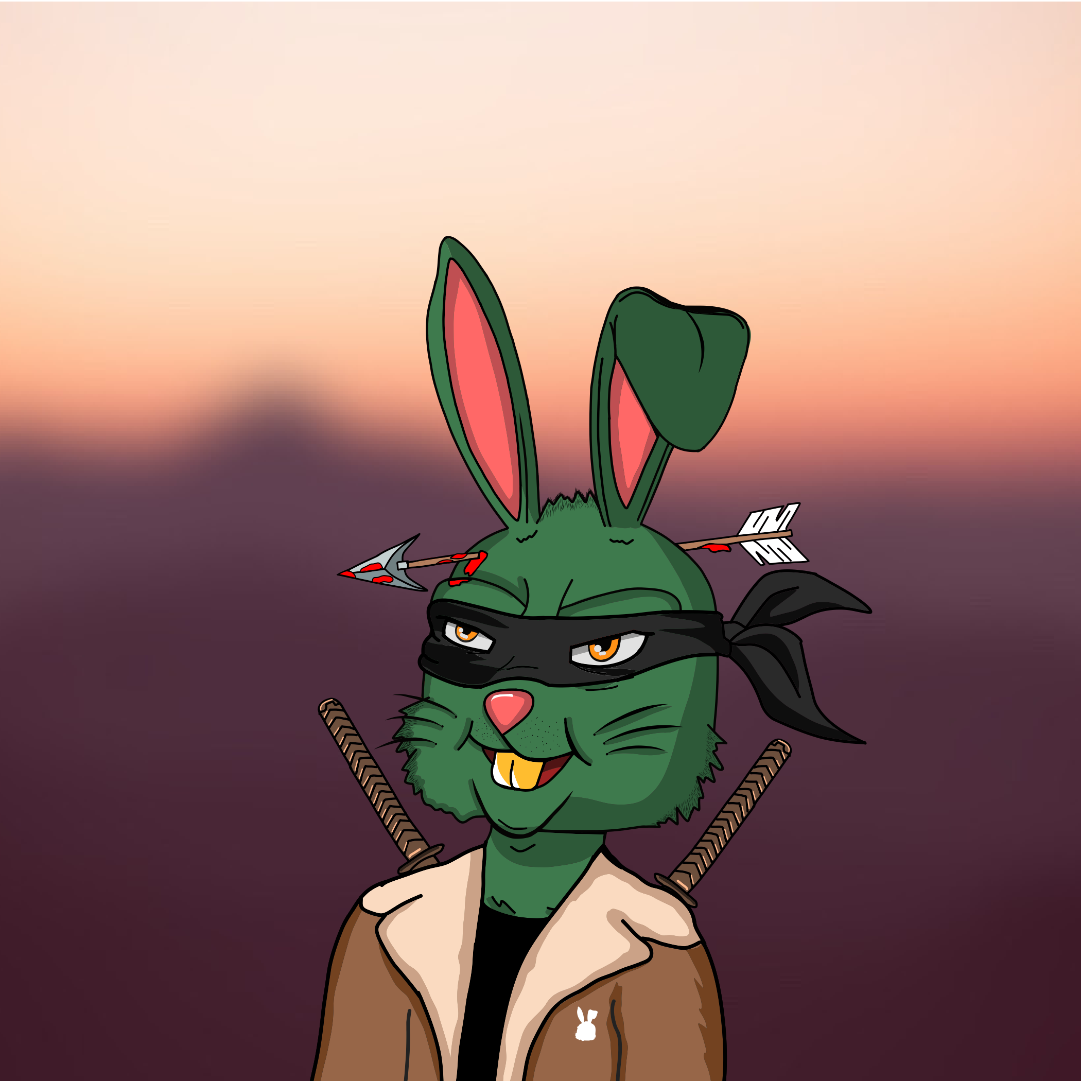 Mean Rabbit V1 #418 NFT on Algorand