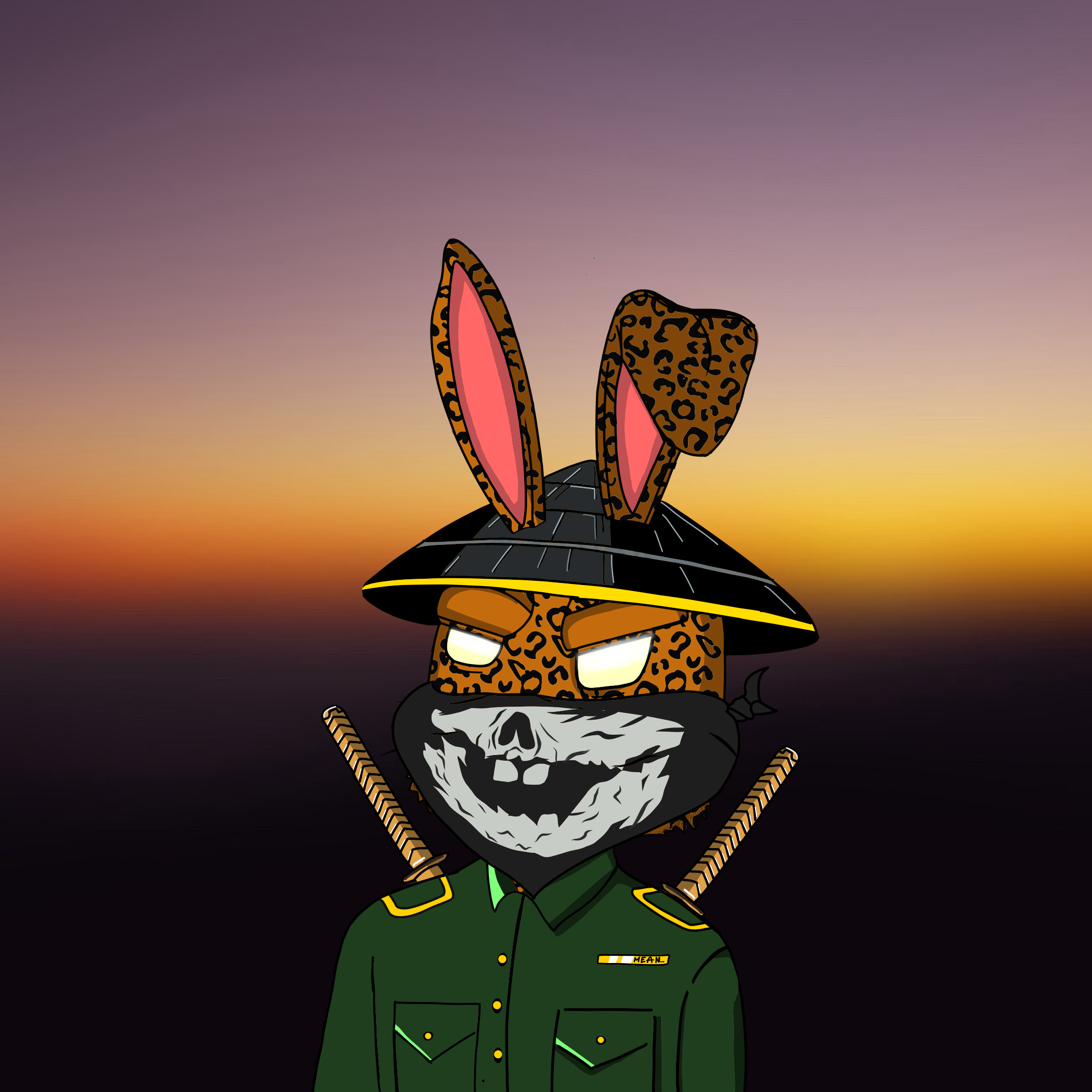 Mean Rabbit V1 #424 NFT on Algorand