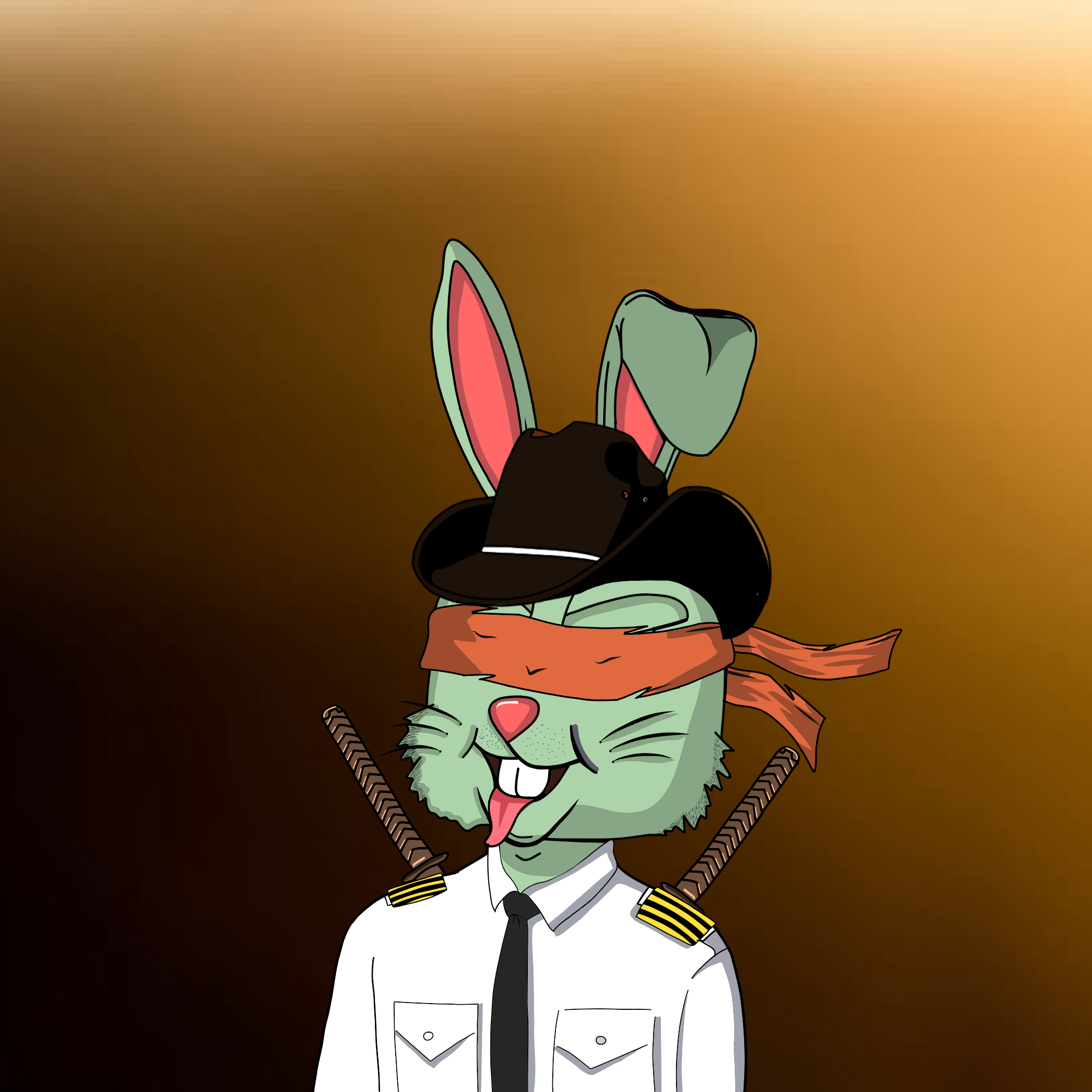 Mean Rabbit V1 #455 NFT on Algorand