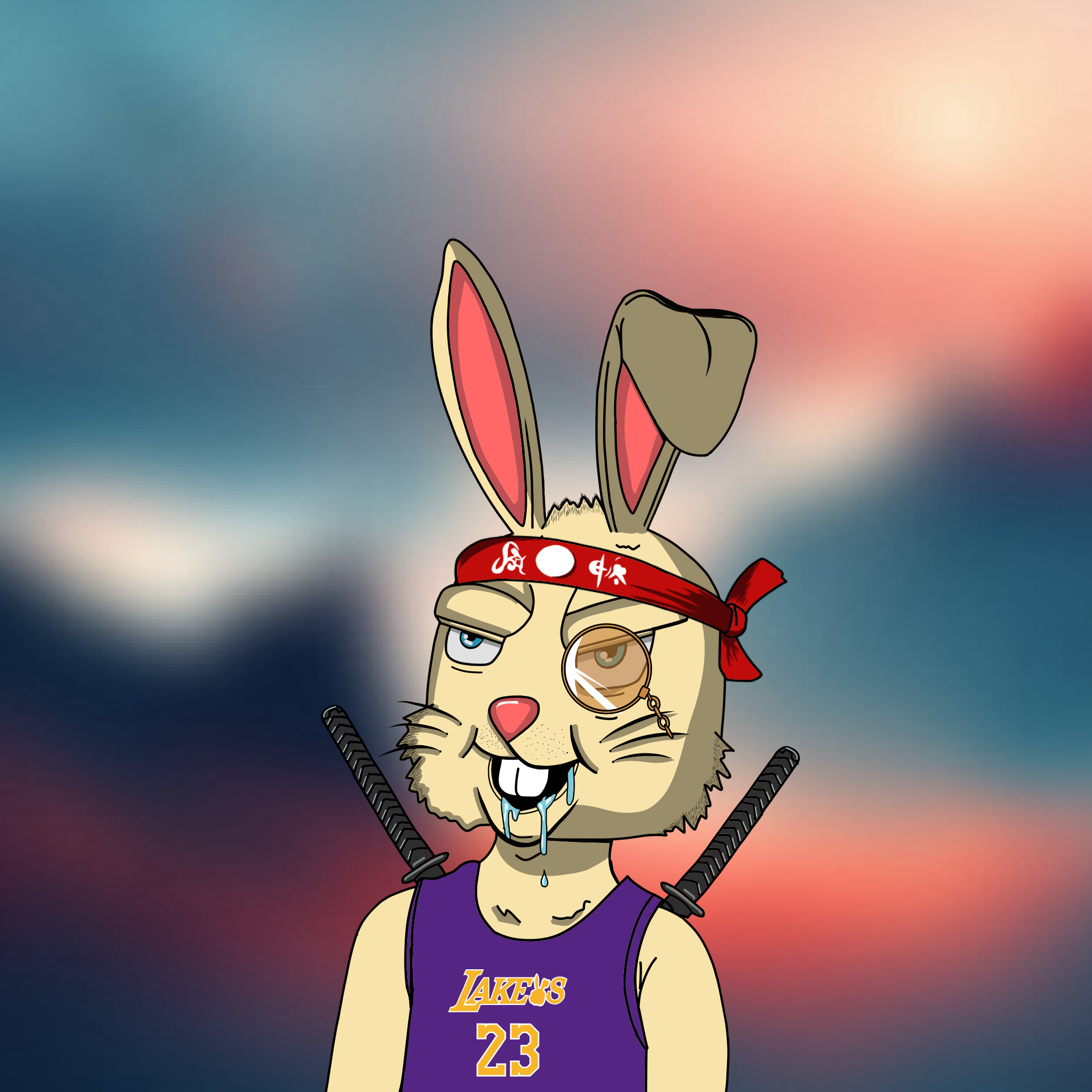 Mean Rabbit V1 #458 NFT on Algorand