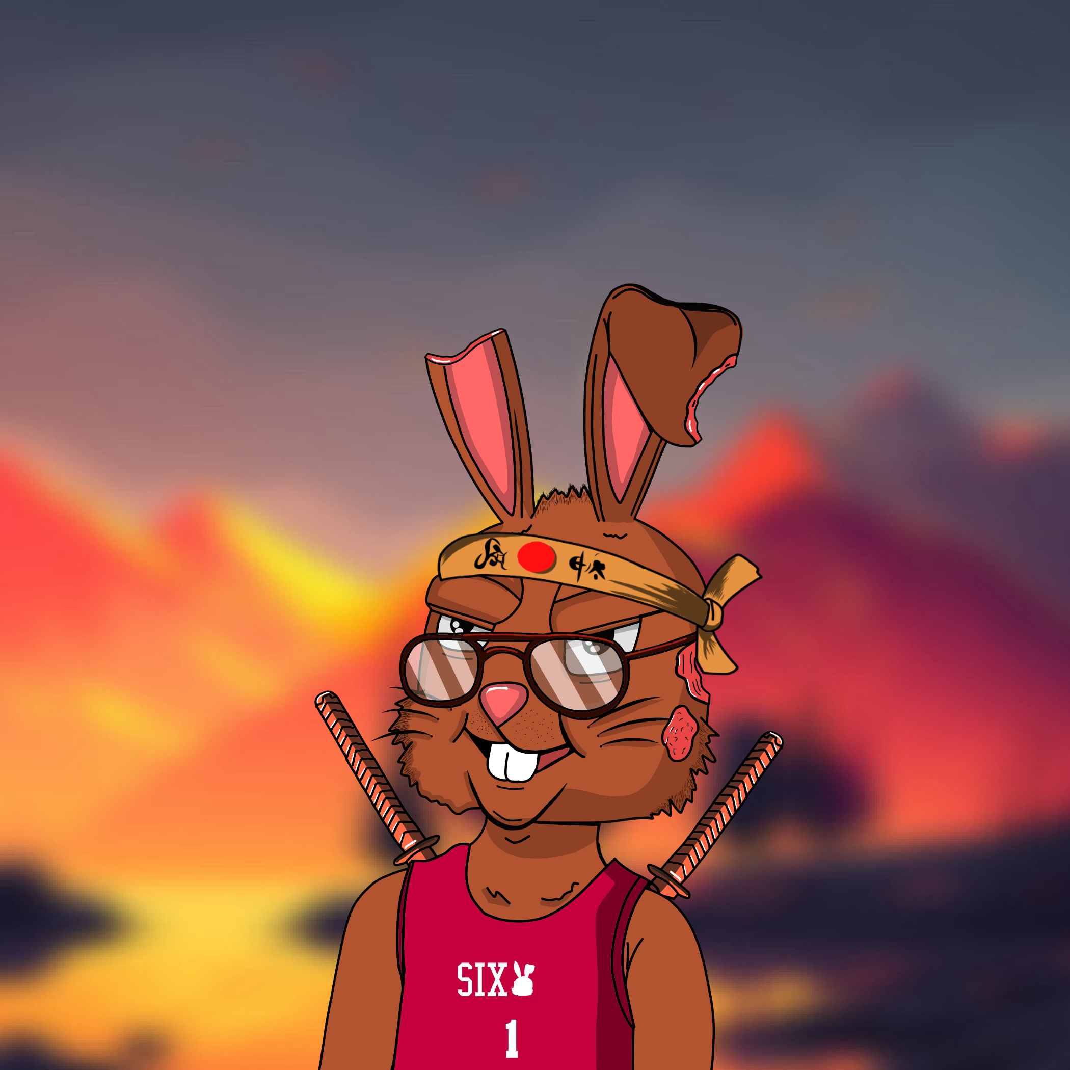 Mean Rabbit V1 #460 NFT on Algorand