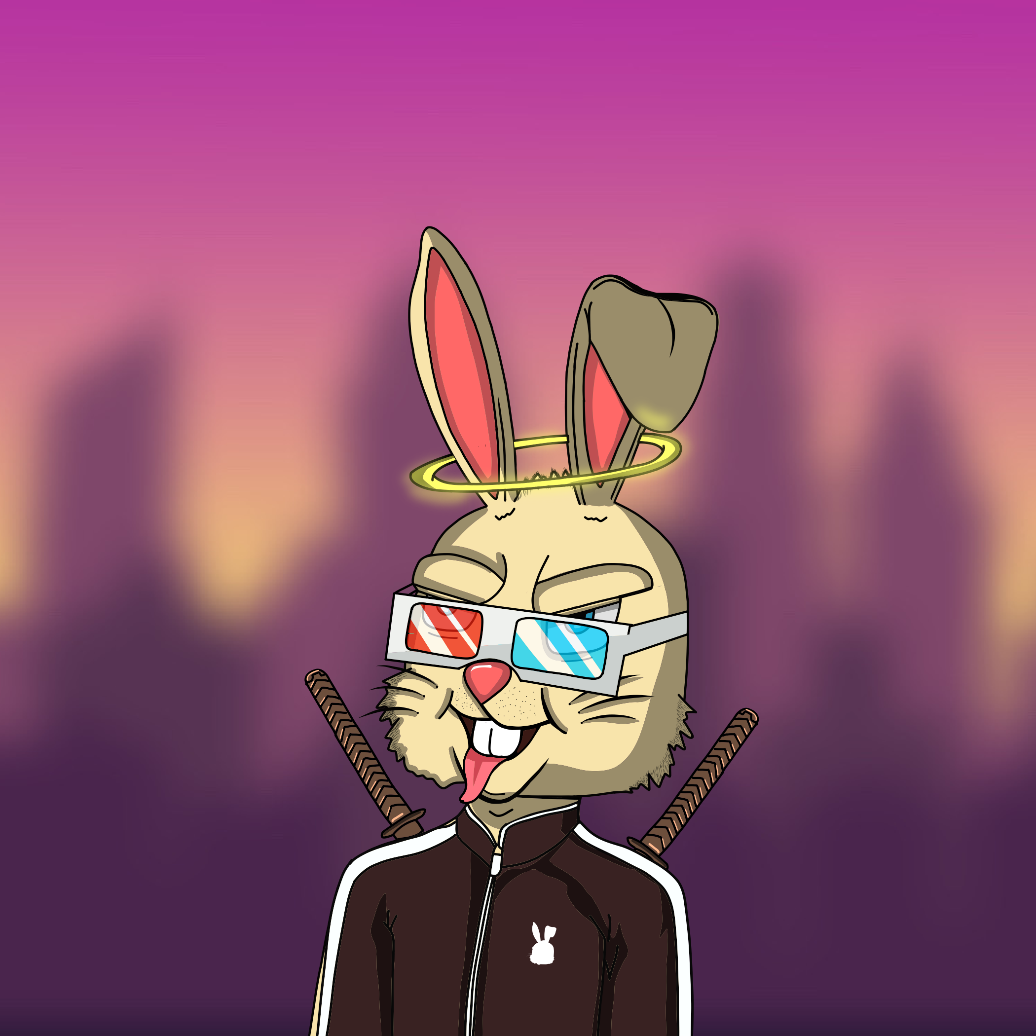 Mean Rabbit V1 #464 NFT on Algorand