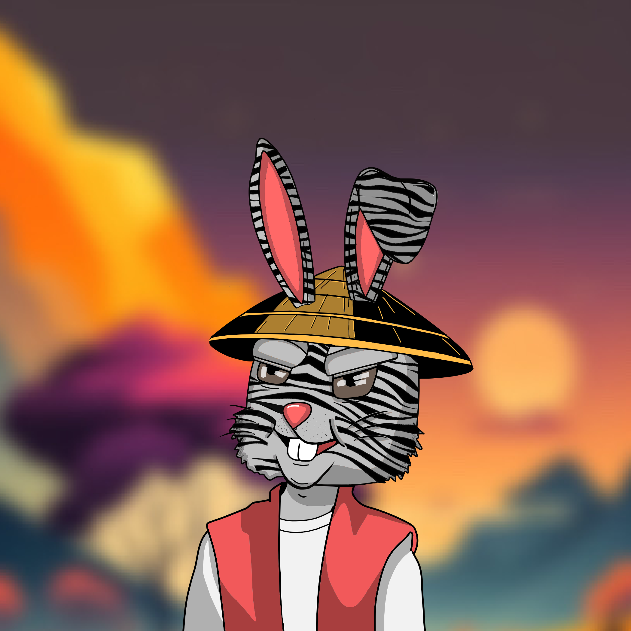 Mean Rabbit V1 #465 NFT on Algorand