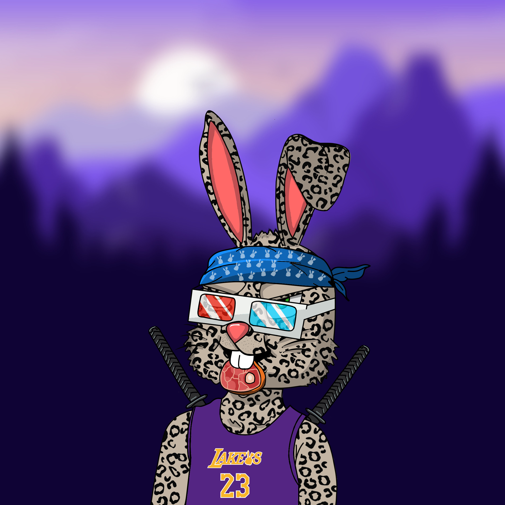 Mean Rabbit V1 #469 NFT on Algorand