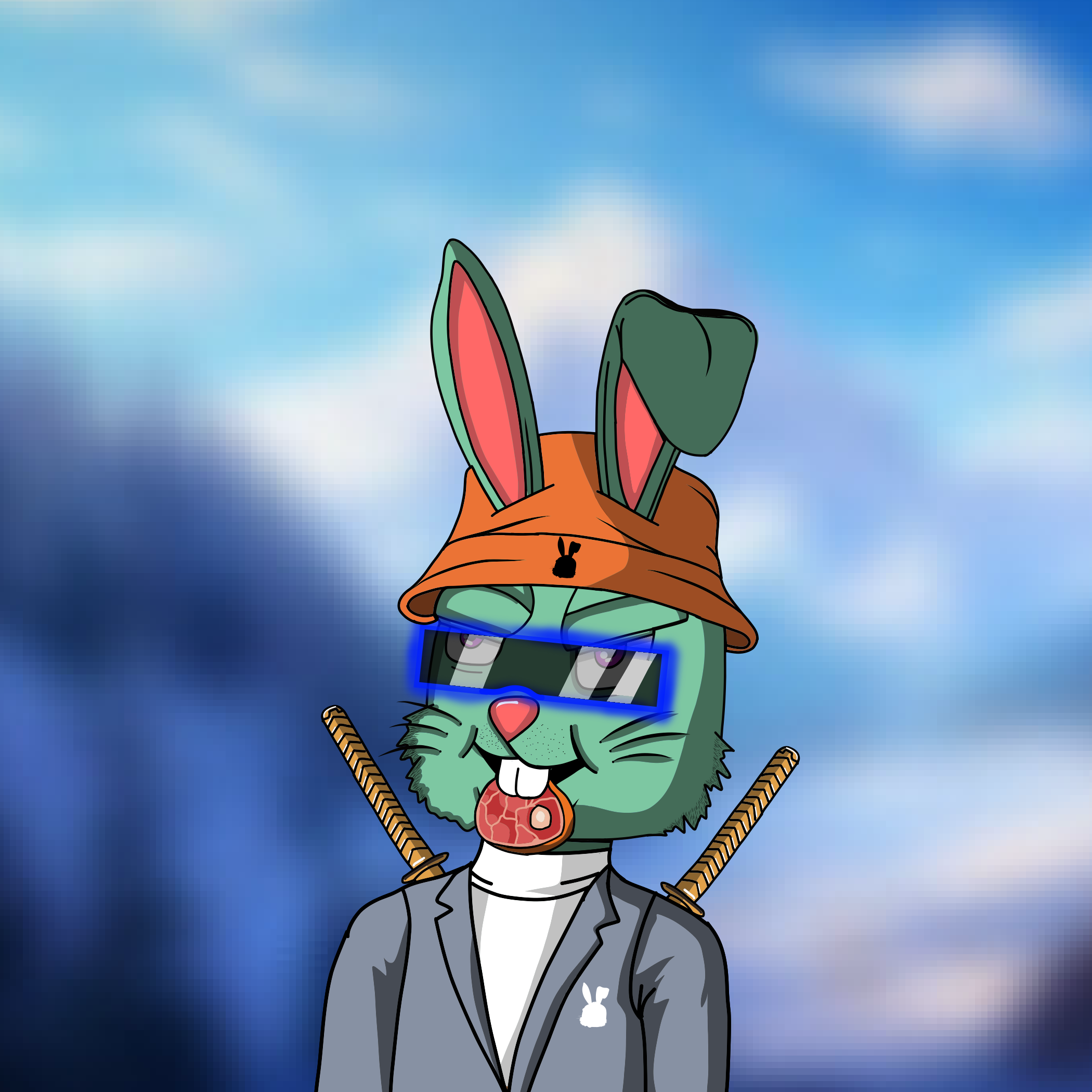 Mean Rabbit V1 #476 NFT on Algorand