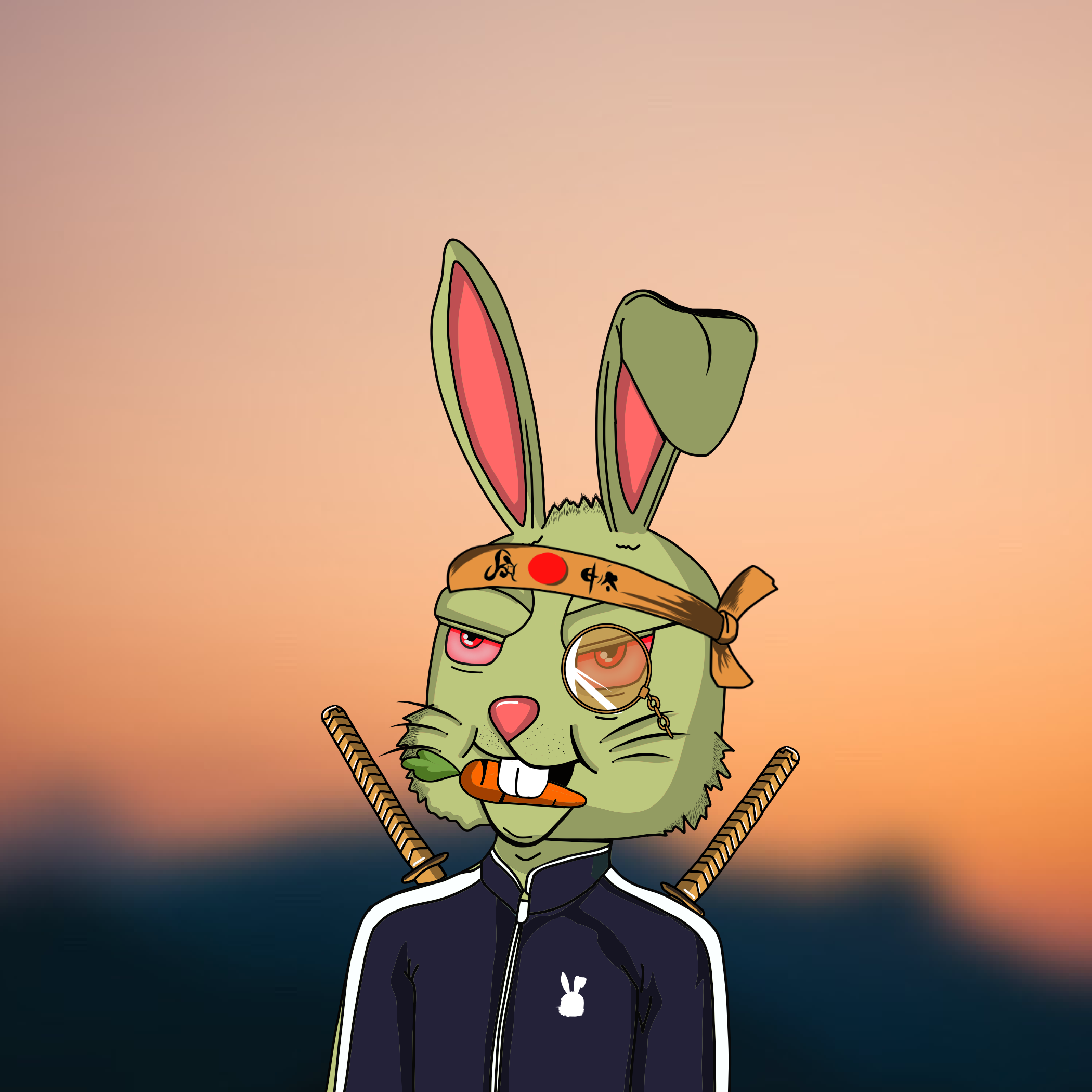 Mean Rabbit V1 #477 NFT on Algorand